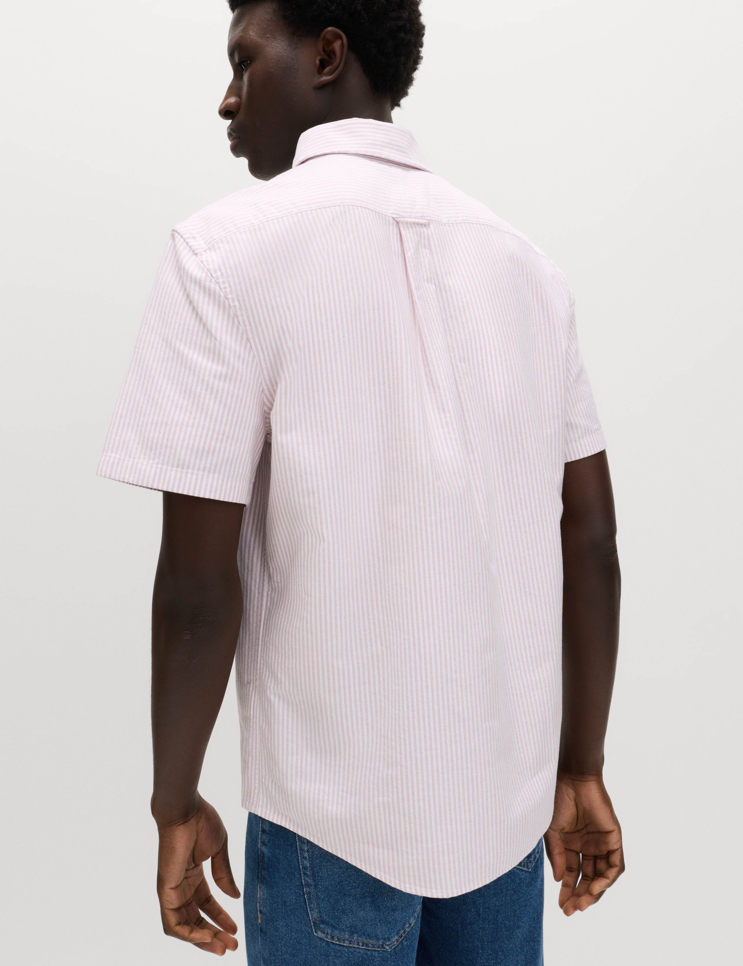 Ultimate Pure Cotton Striped Oxford Shirt 4 of 5