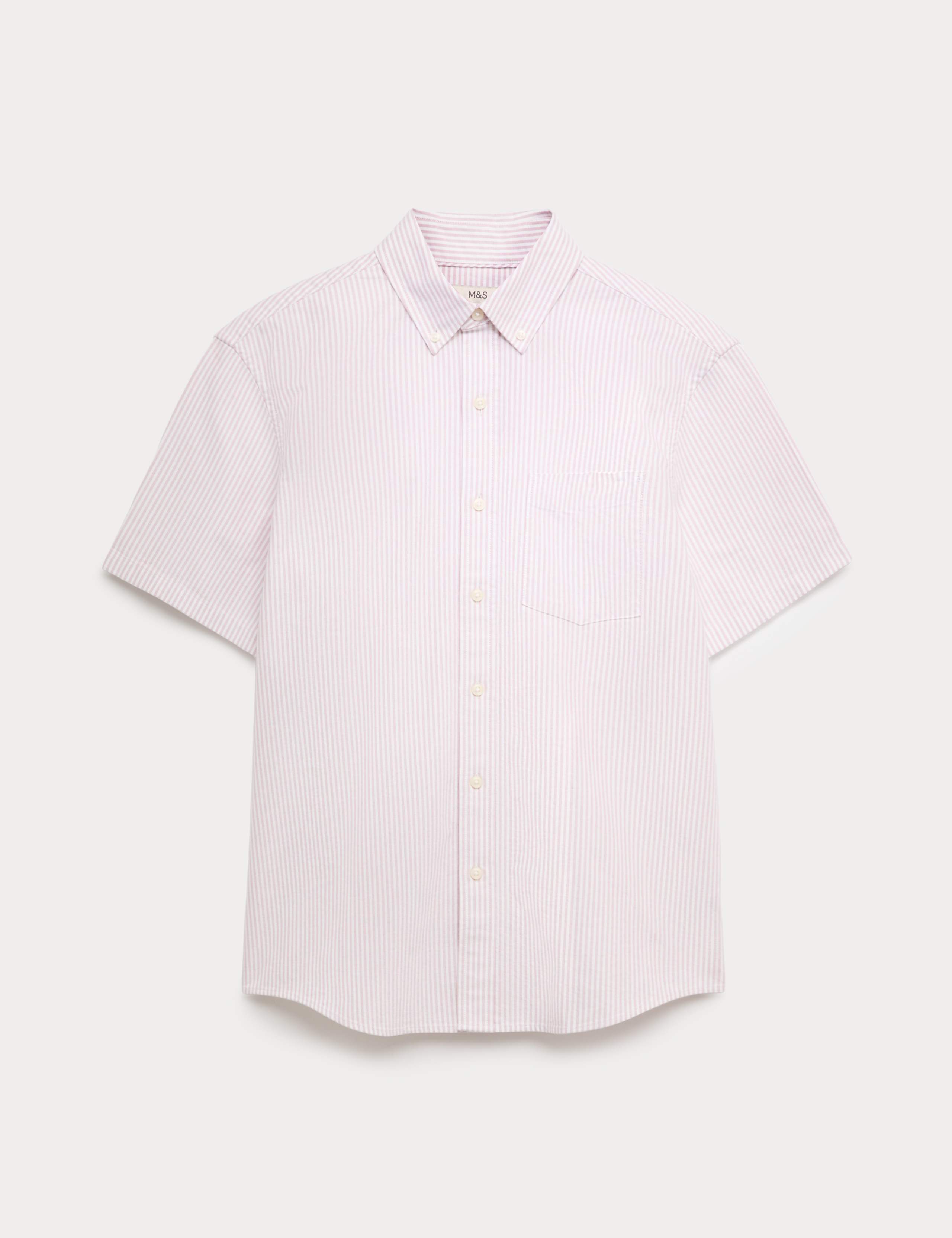 Ultimate Pure Cotton Striped Oxford Shirt 2 of 5