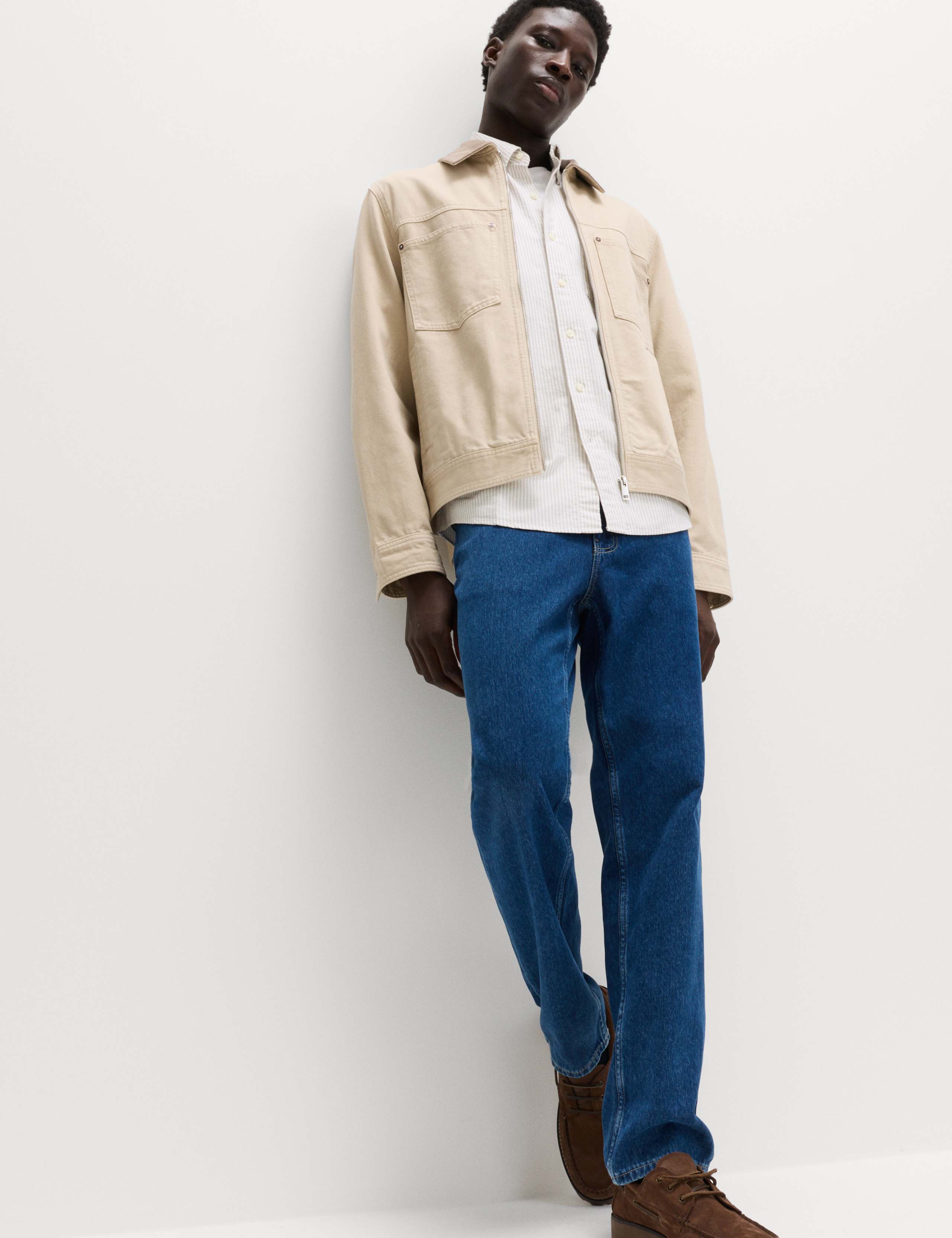 Ultimate Pure Cotton Striped Oxford Shirt 5 of 5