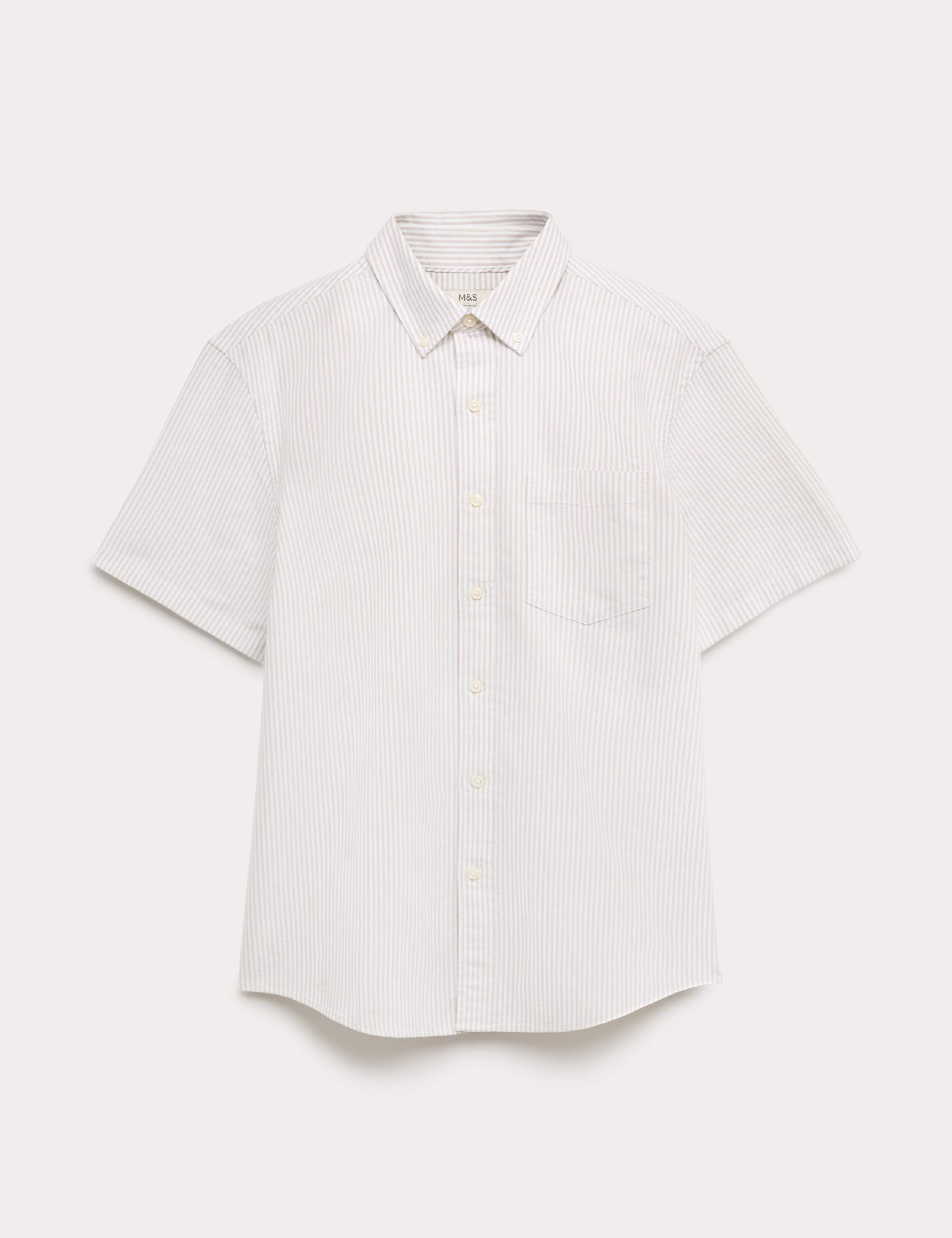 Ultimate Pure Cotton Striped Oxford Shirt 1 of 1