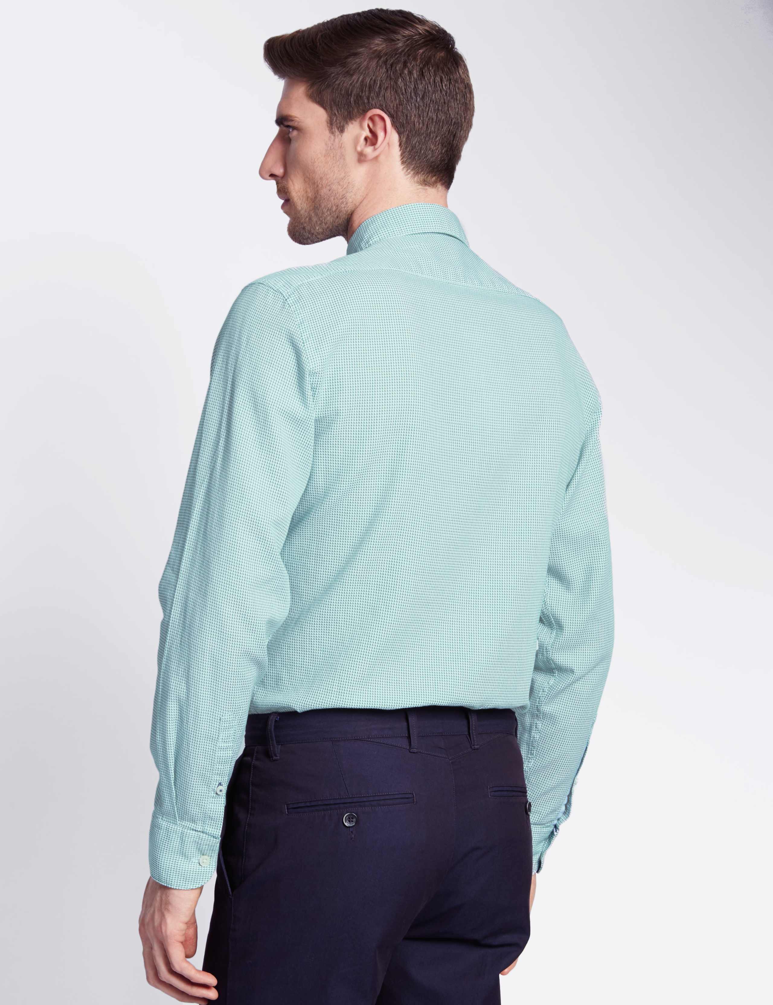 Italian Fabric Pure Cotton Tailored Fit Shirt 3 of 5