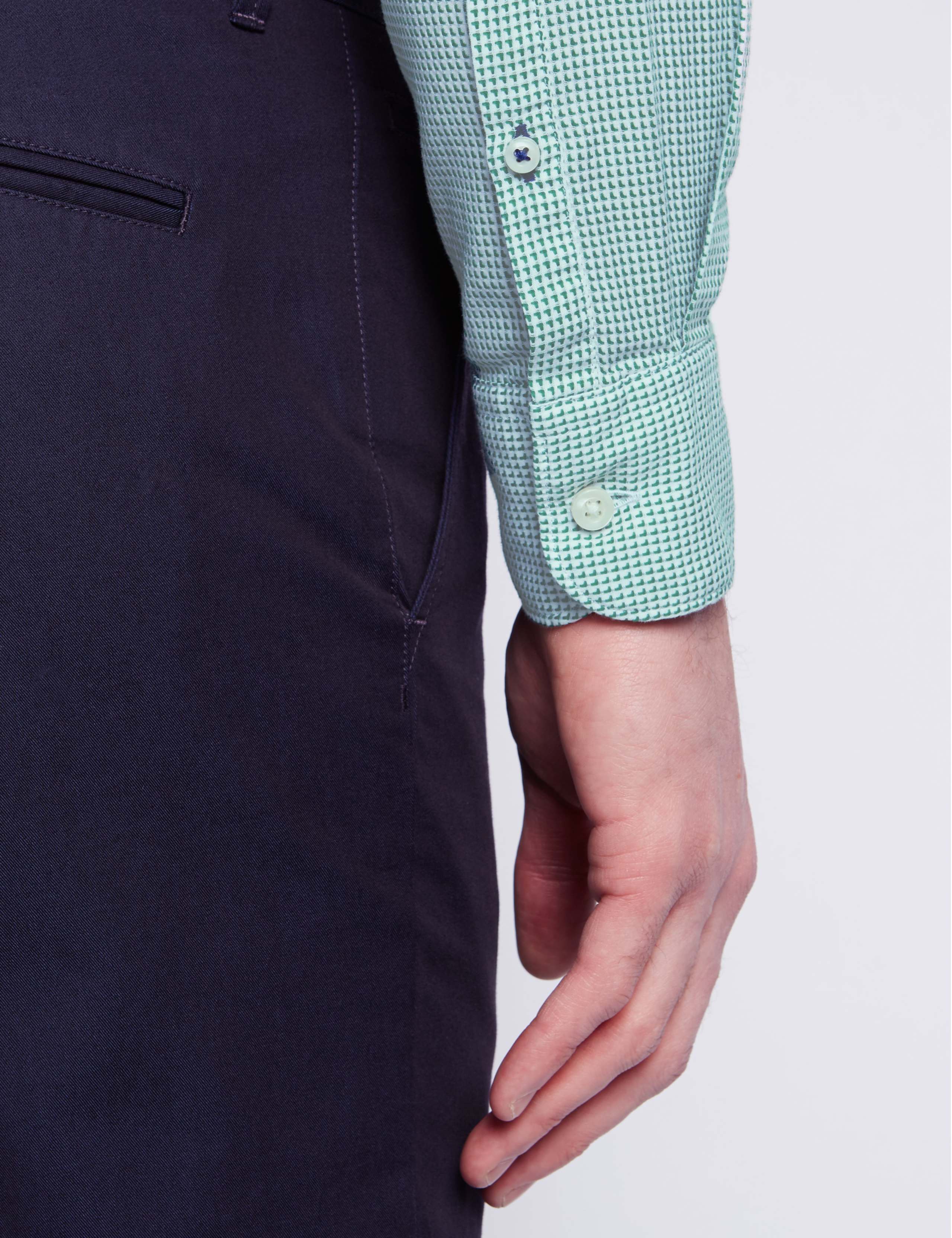 Italian Fabric Pure Cotton Tailored Fit Shirt 5 of 5