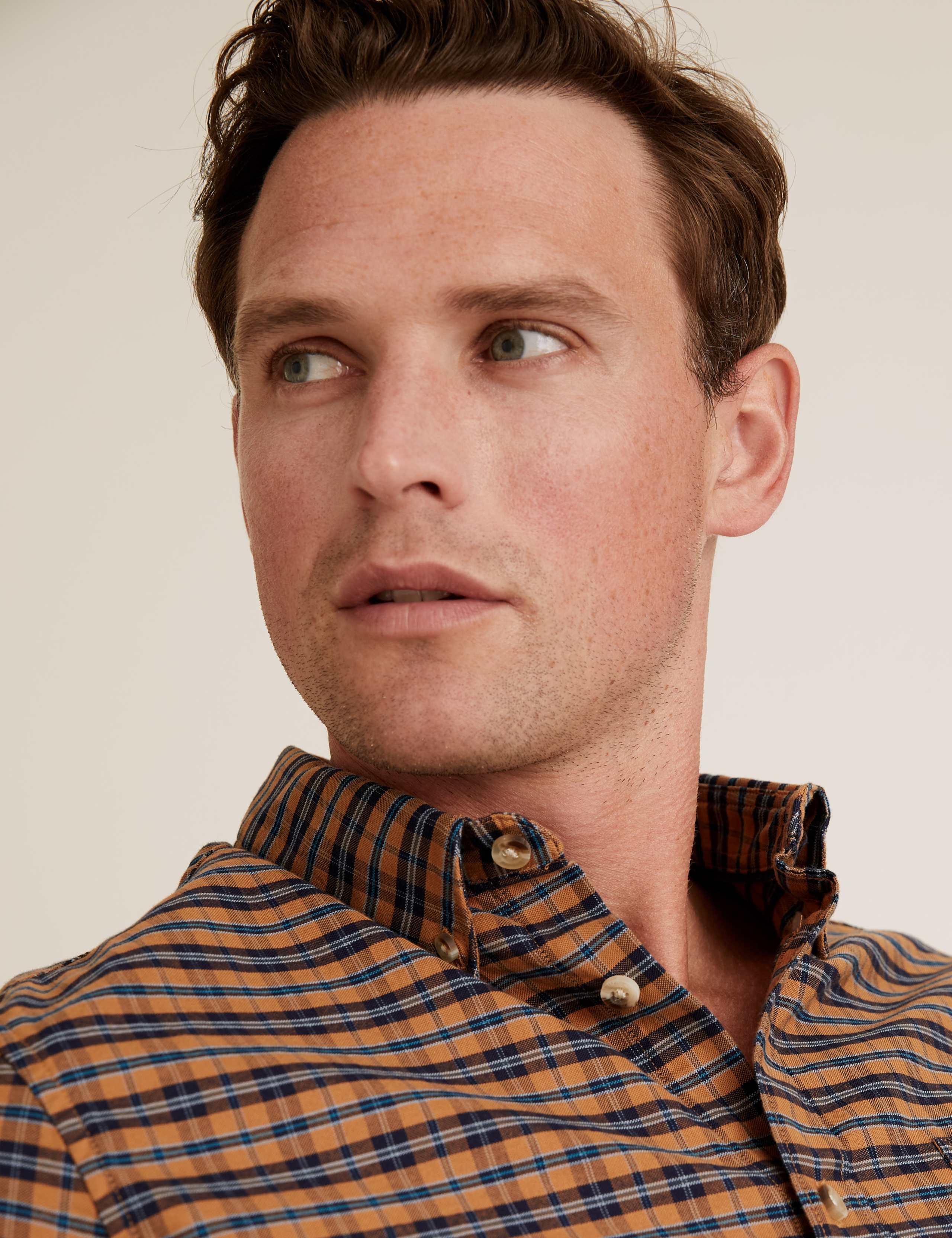 Pure Cotton Check Oxford Shirt 3 of 4