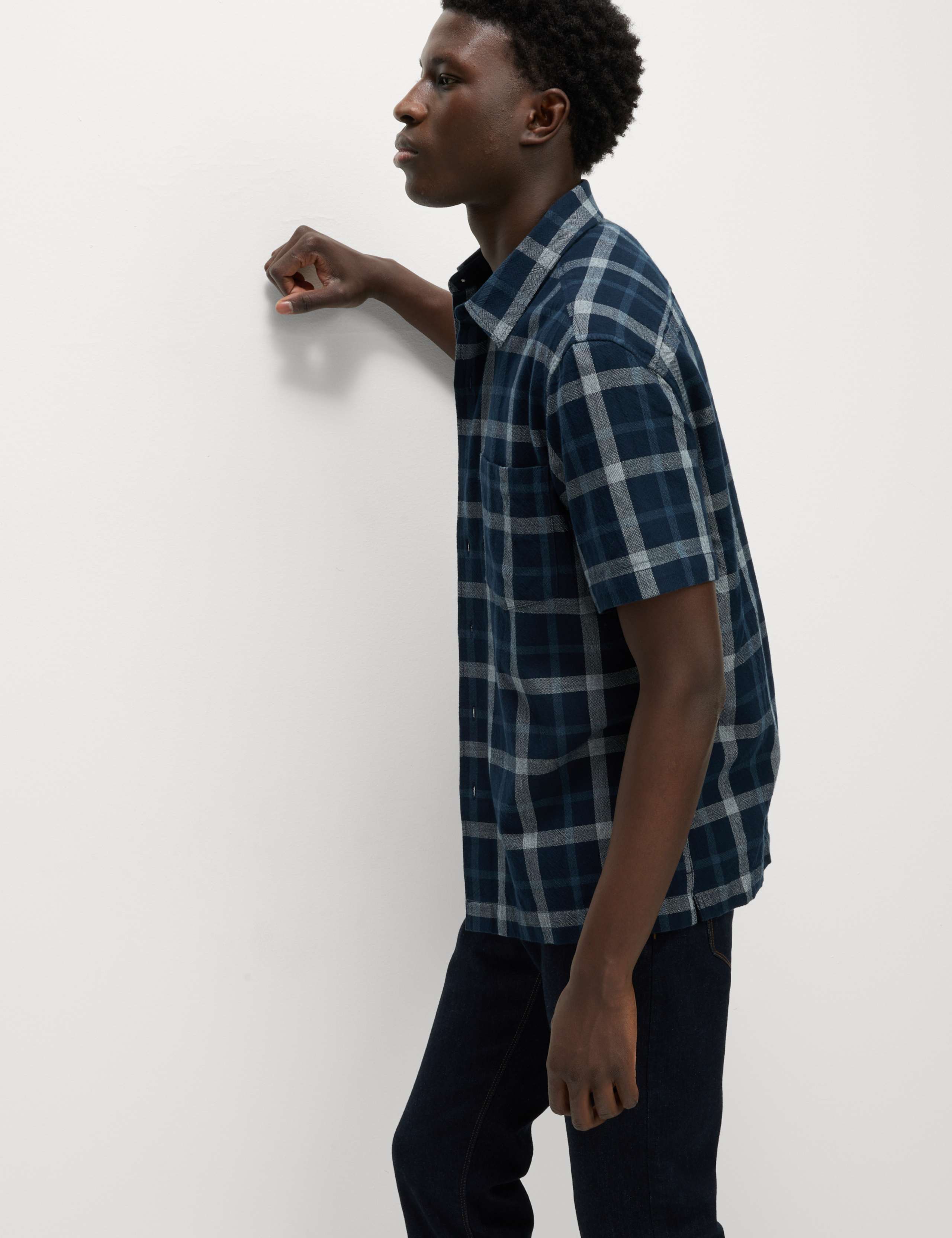 Regular Fit Pure Cotton Check Shirt 5 of 7