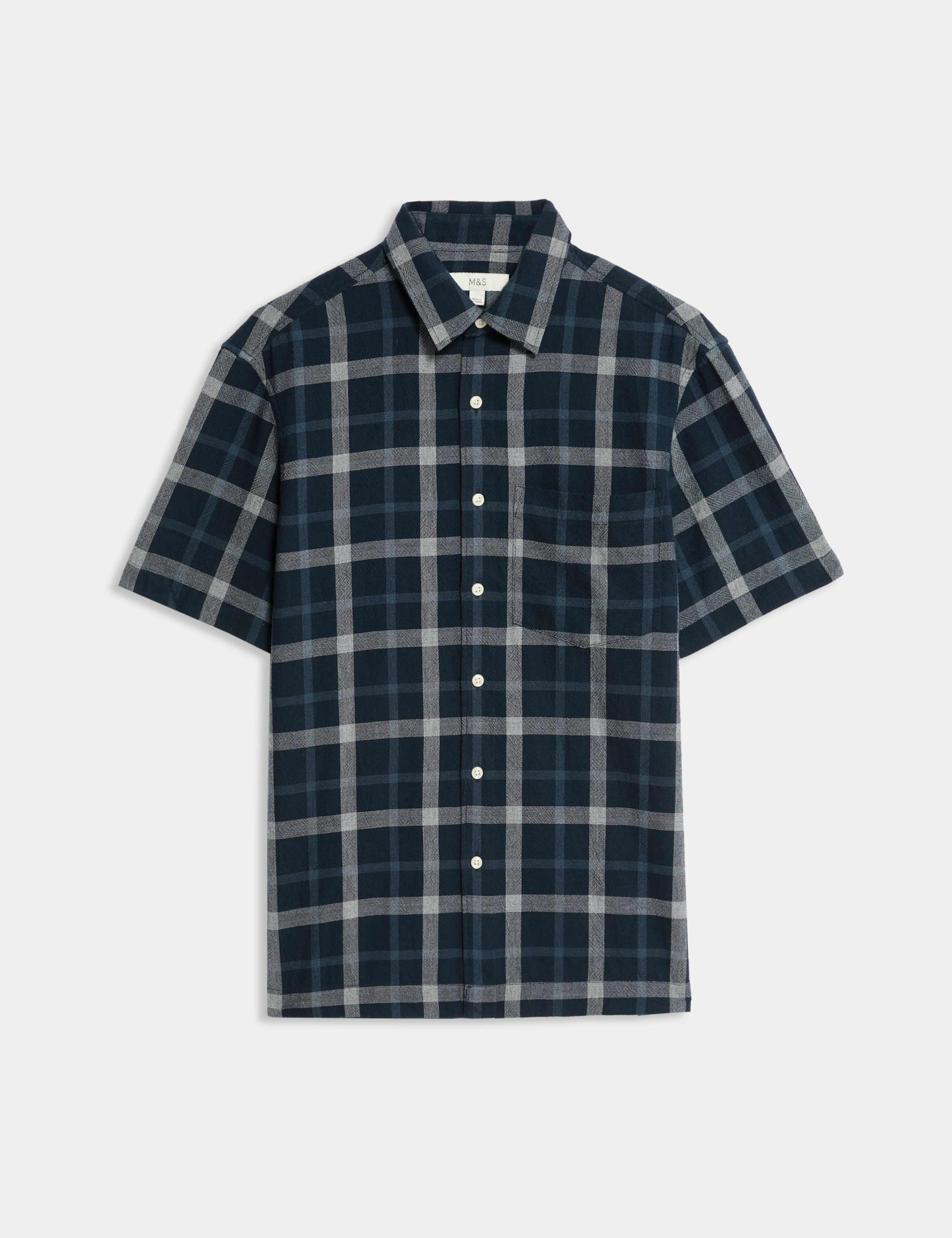 Regular Fit Pure Cotton Check Shirt 2 of 7