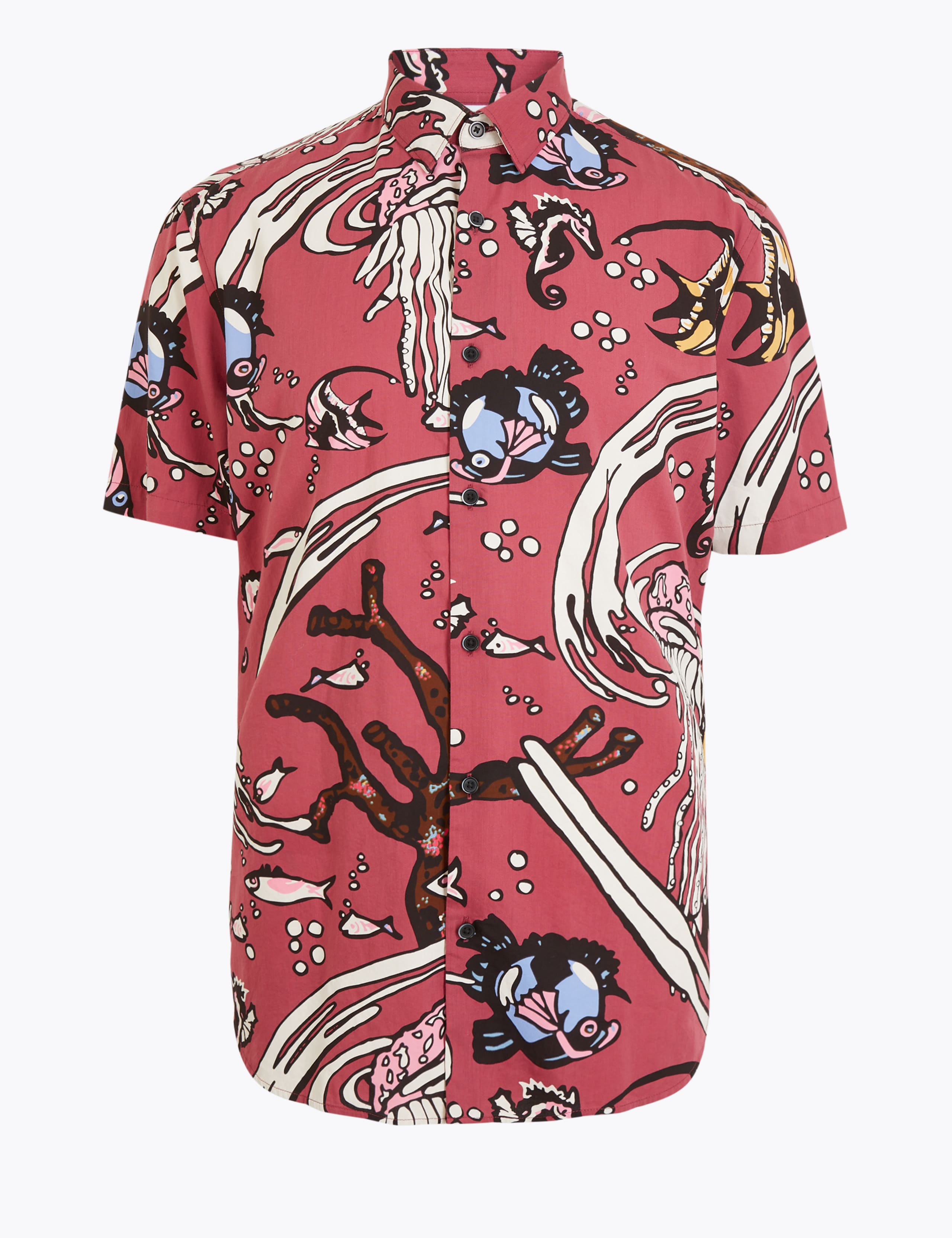 Cotton Big Fish Print Shirt 2 of 4