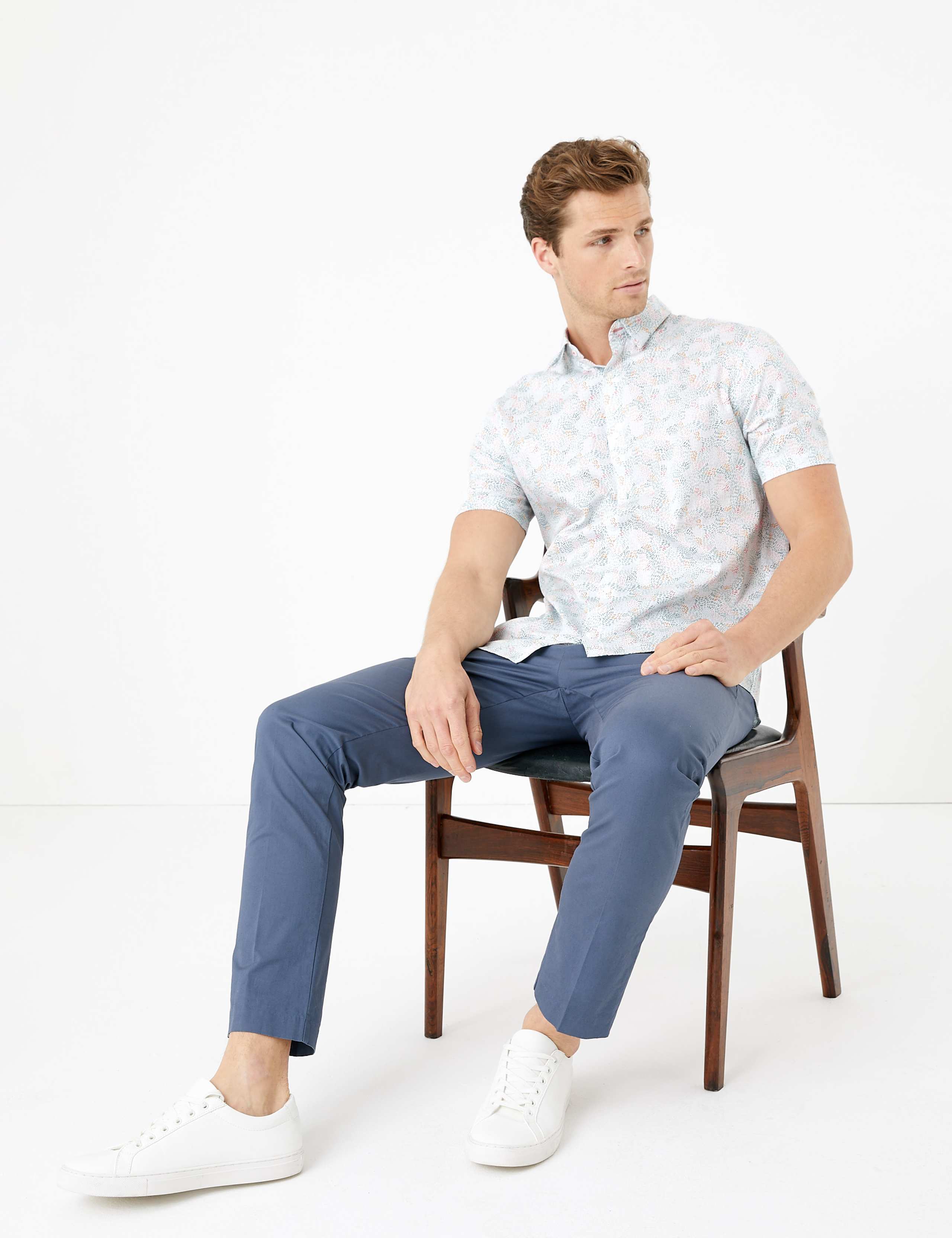 Pure Cotton Firework Print Shirt 3 of 4