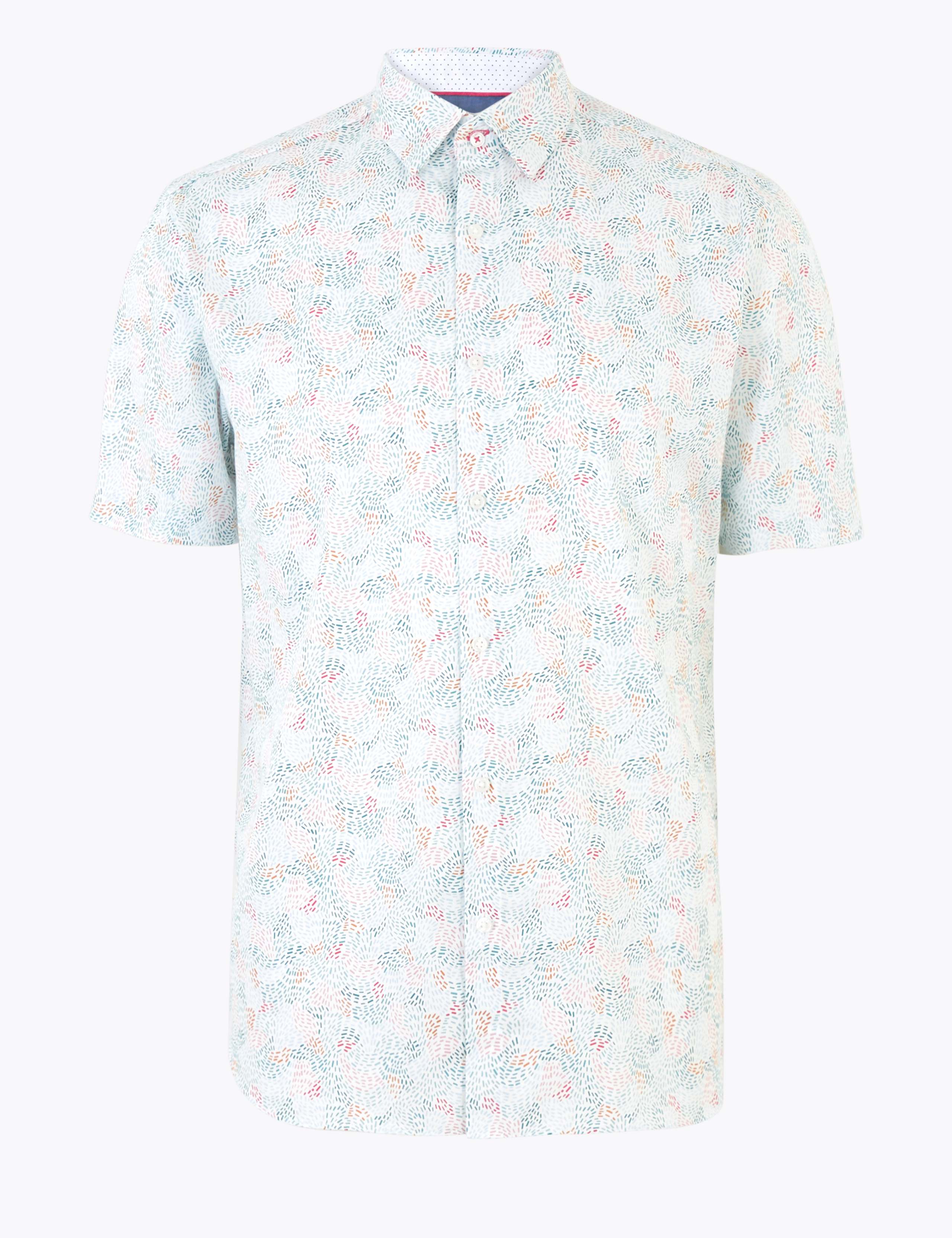 Pure Cotton Firework Print Shirt 2 of 4