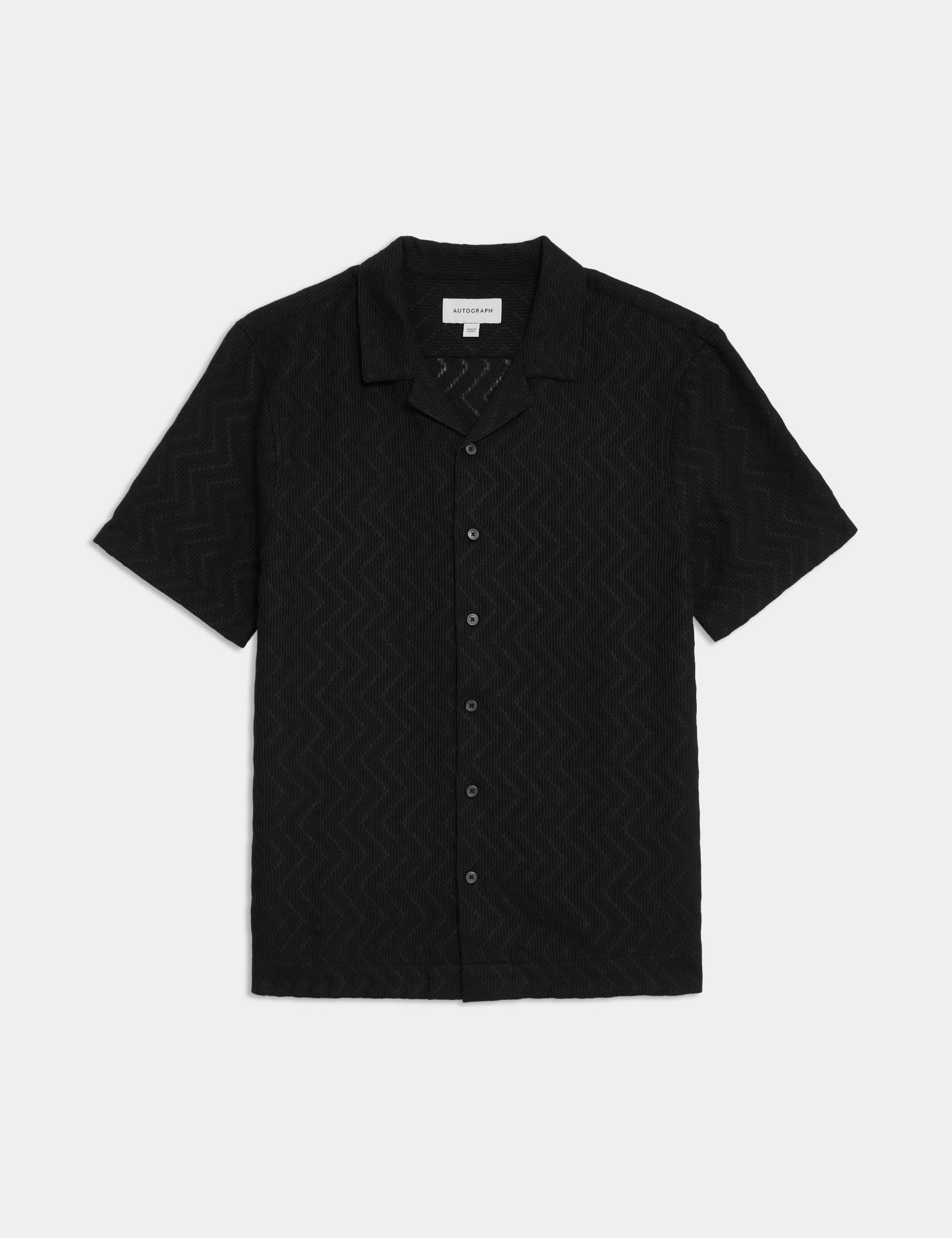 Cotton Rich Cuban Collar Shirt 1 of 1