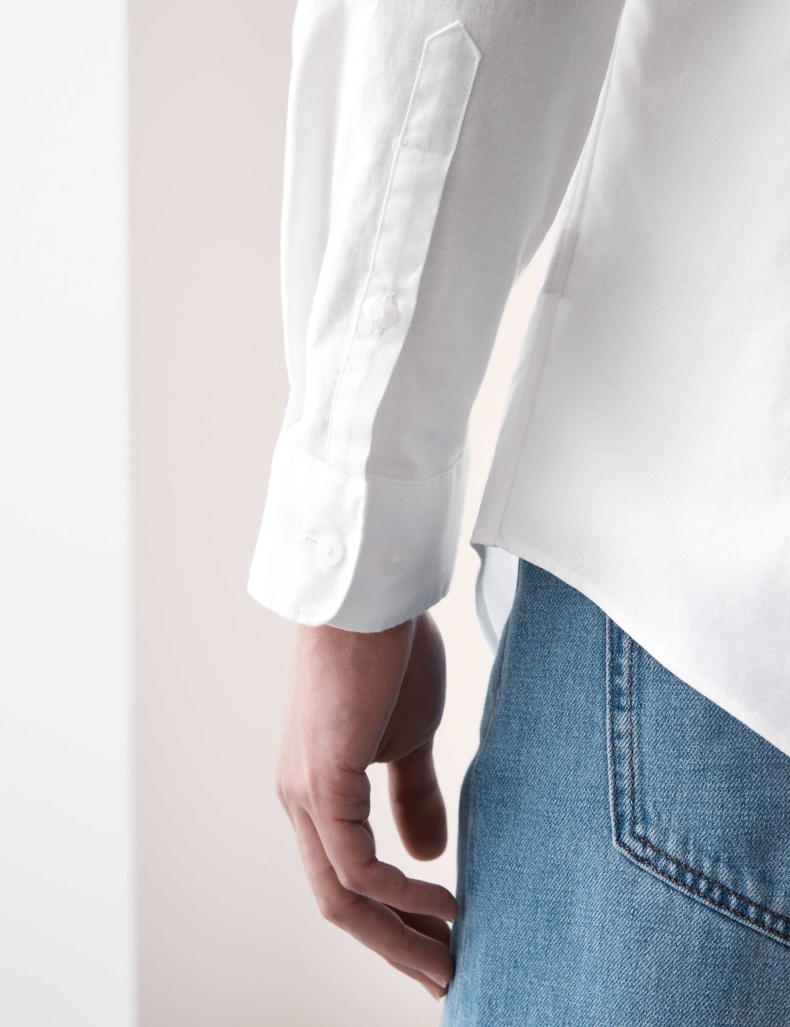 Slim Fit Cotton Rich Oxford Shirt 6 of 6