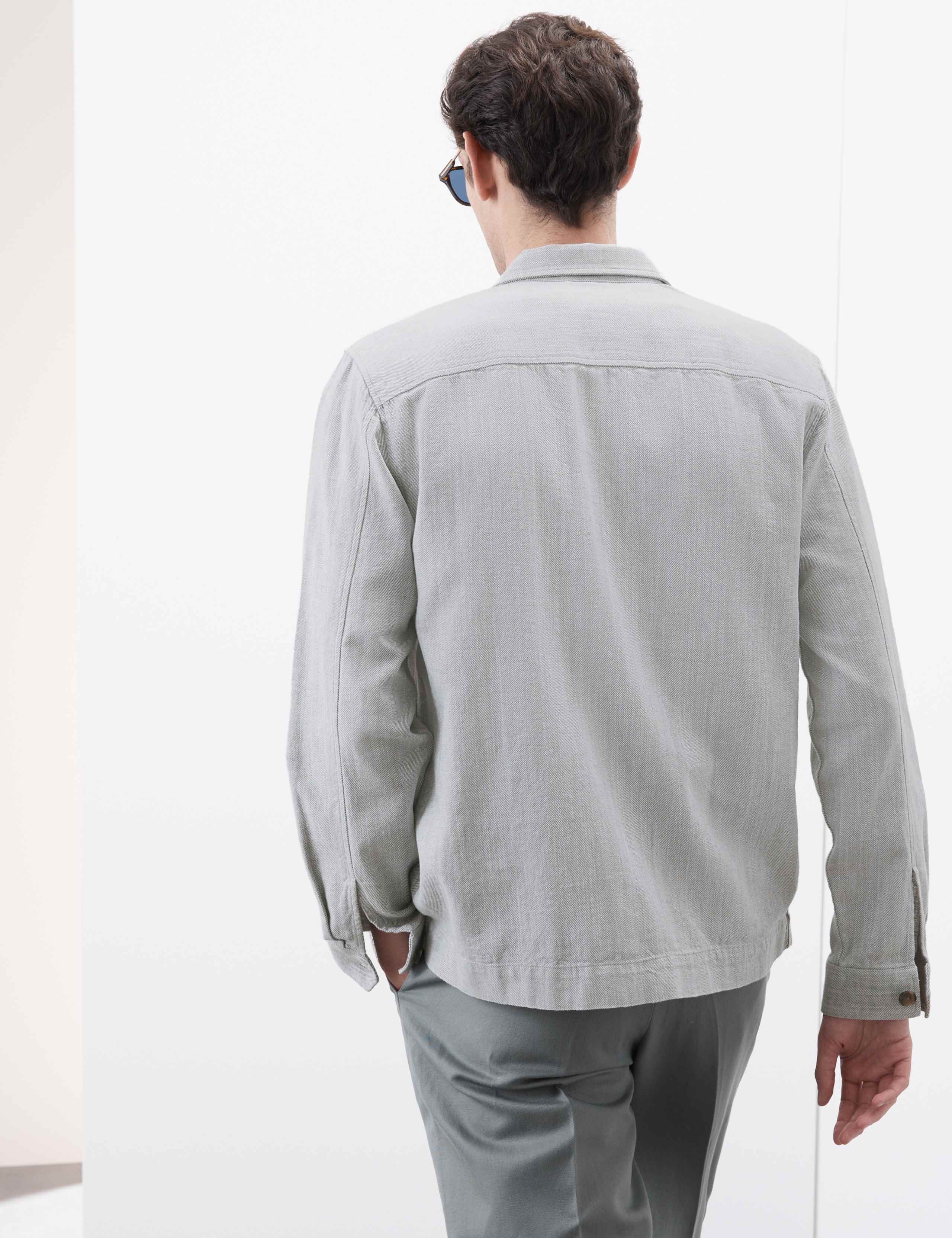 Cotton Linen Blend Overshirt 6 of 7