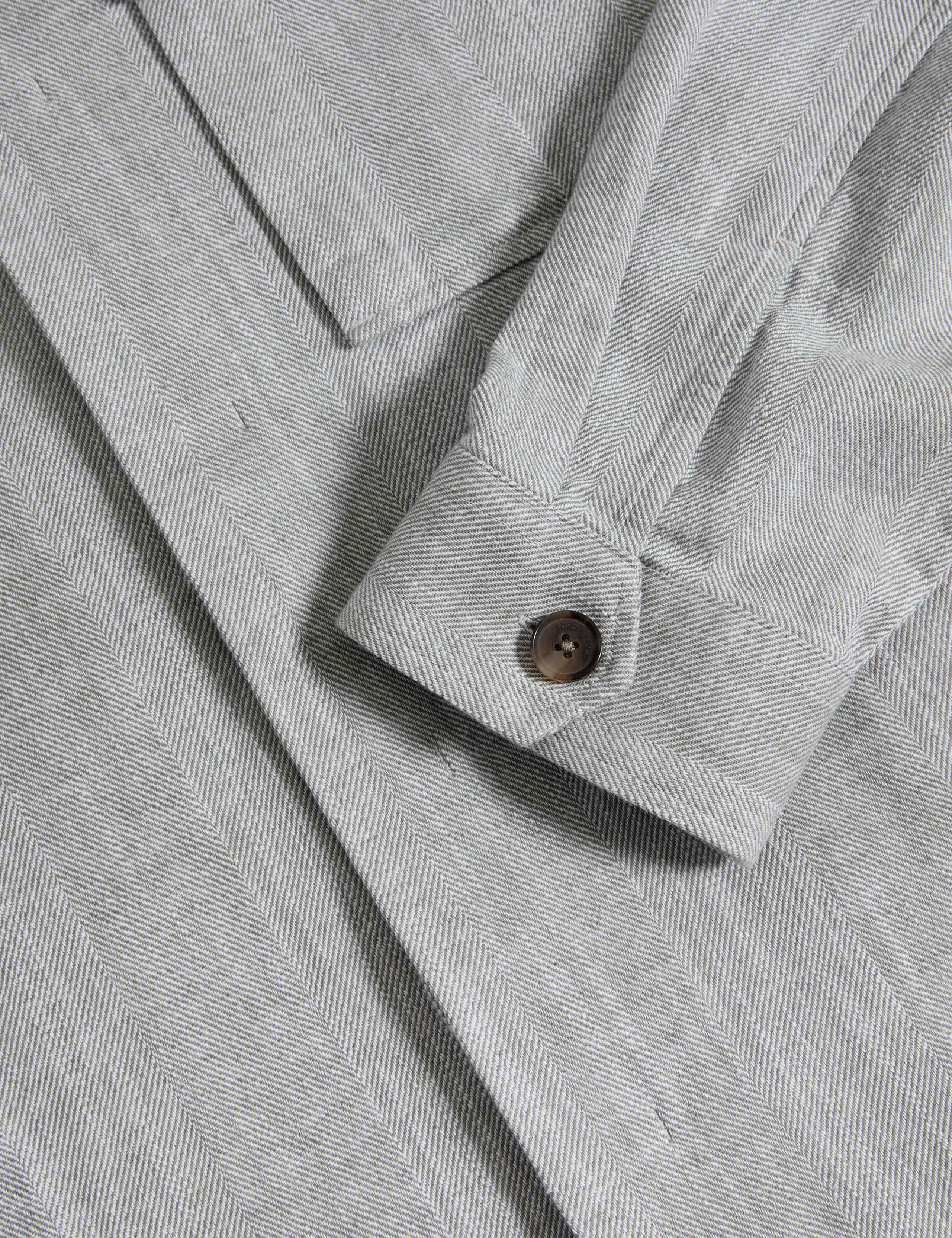 Cotton Linen Blend Overshirt 7 of 7