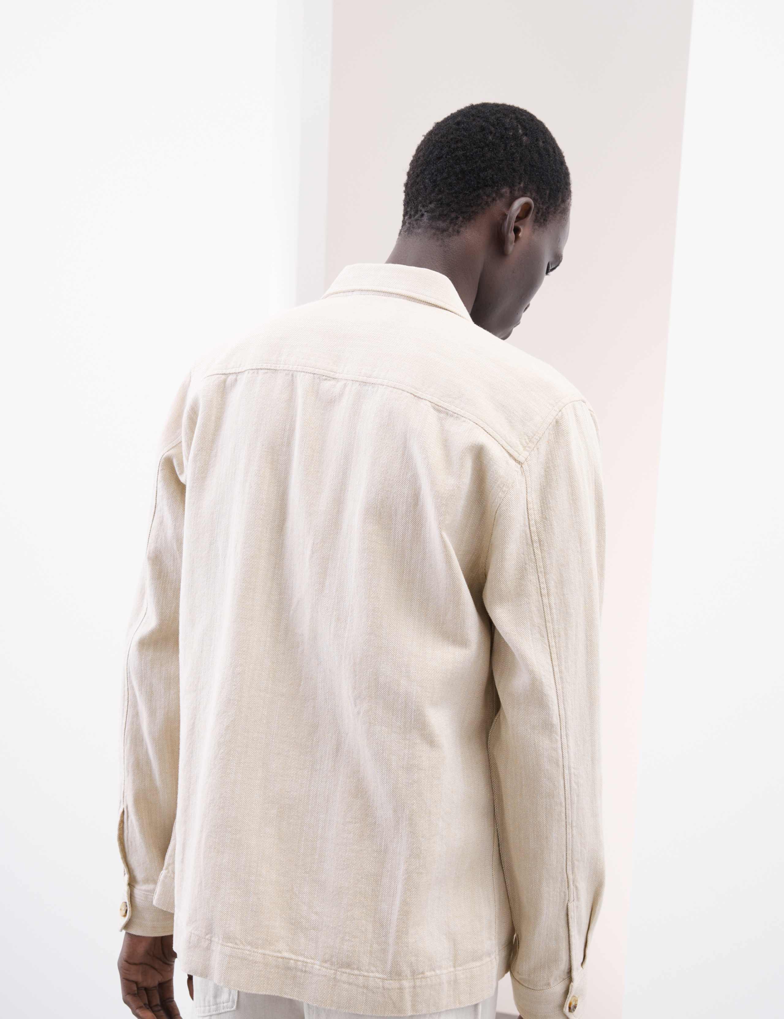 Cotton Linen Blend Overshirt 5 of 7