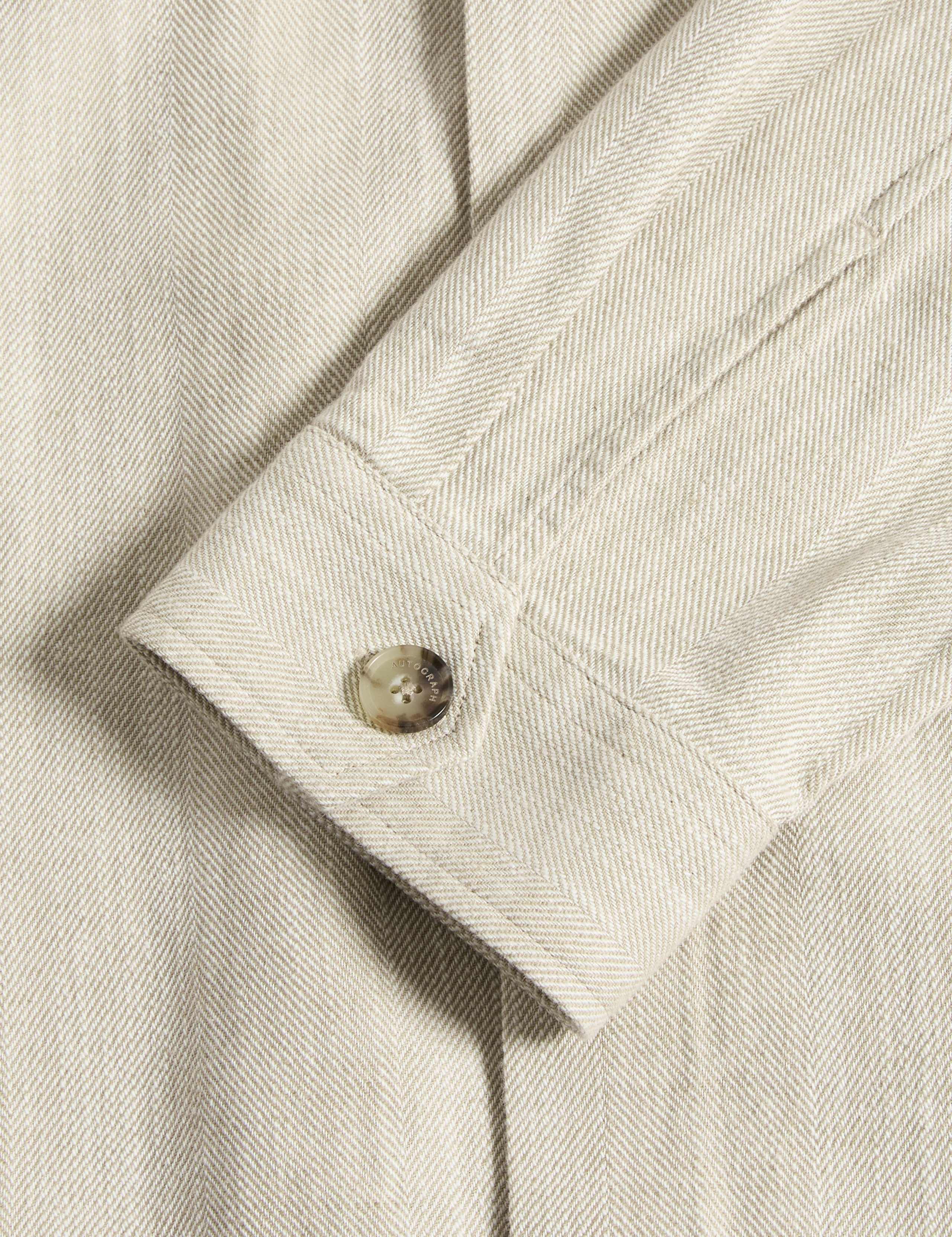Cotton Linen Blend Overshirt 7 of 7