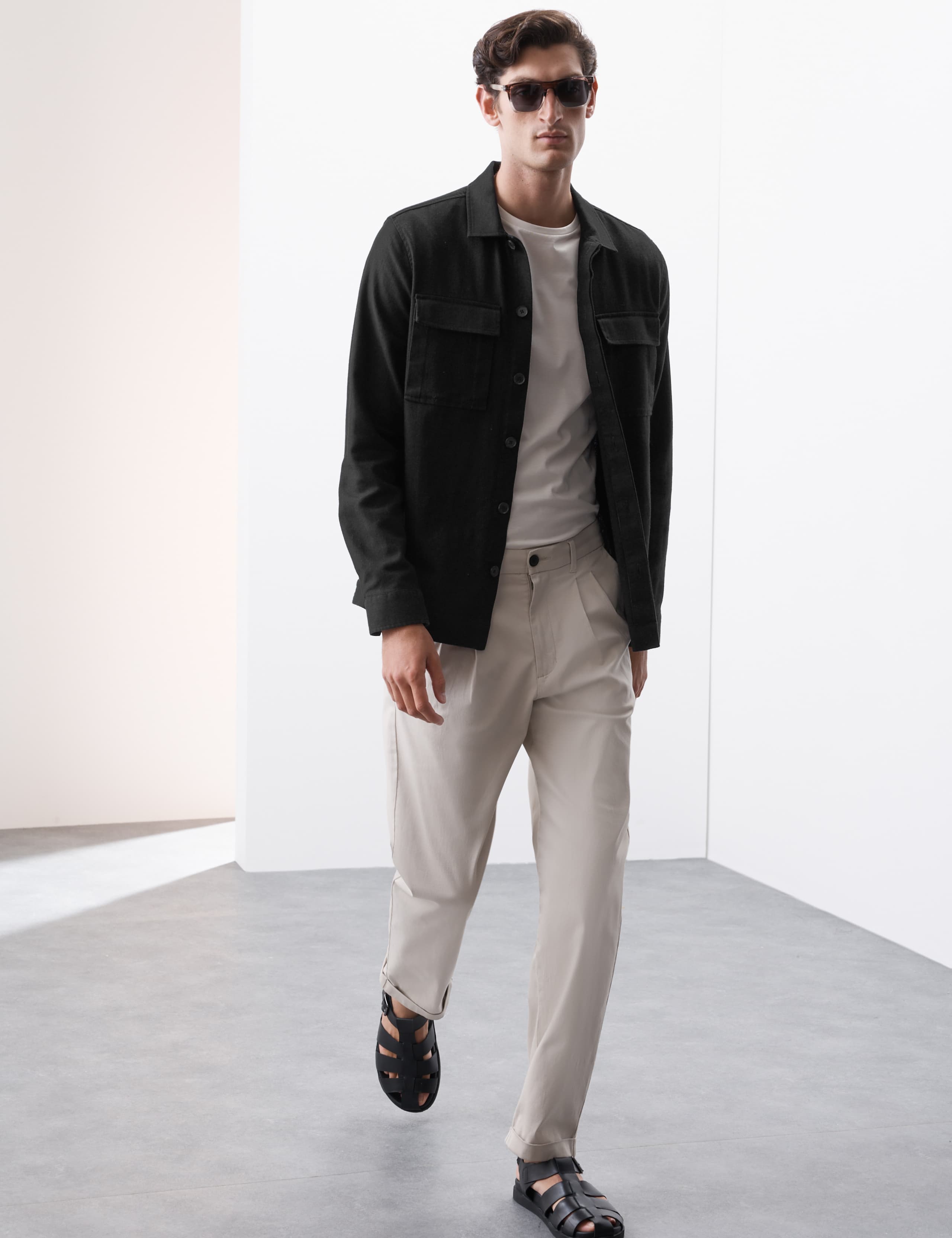 Cotton Linen Blend Overshirt 4 of 7