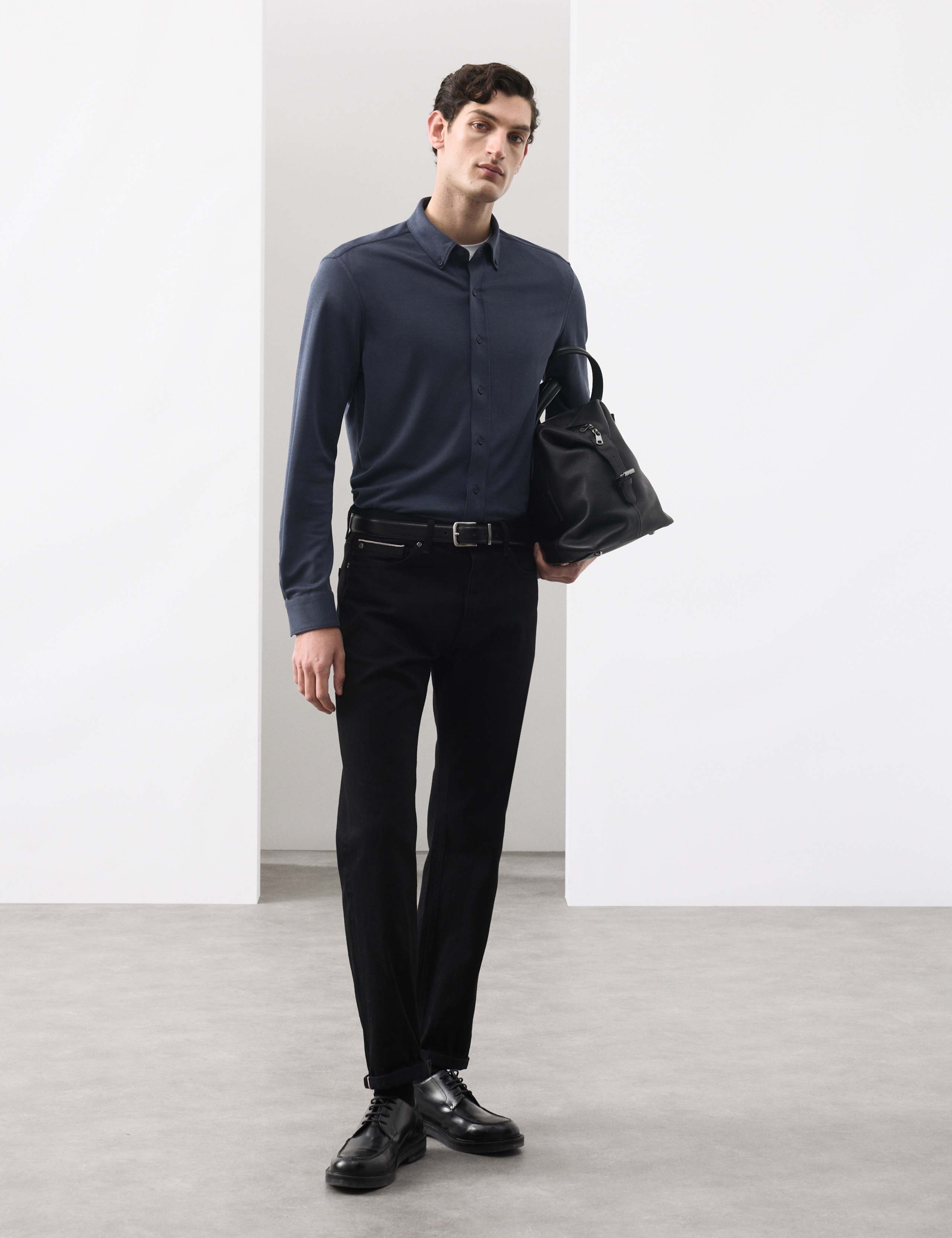 Regular Fit Easy Iron Modal Rich Shirt 3 of 6