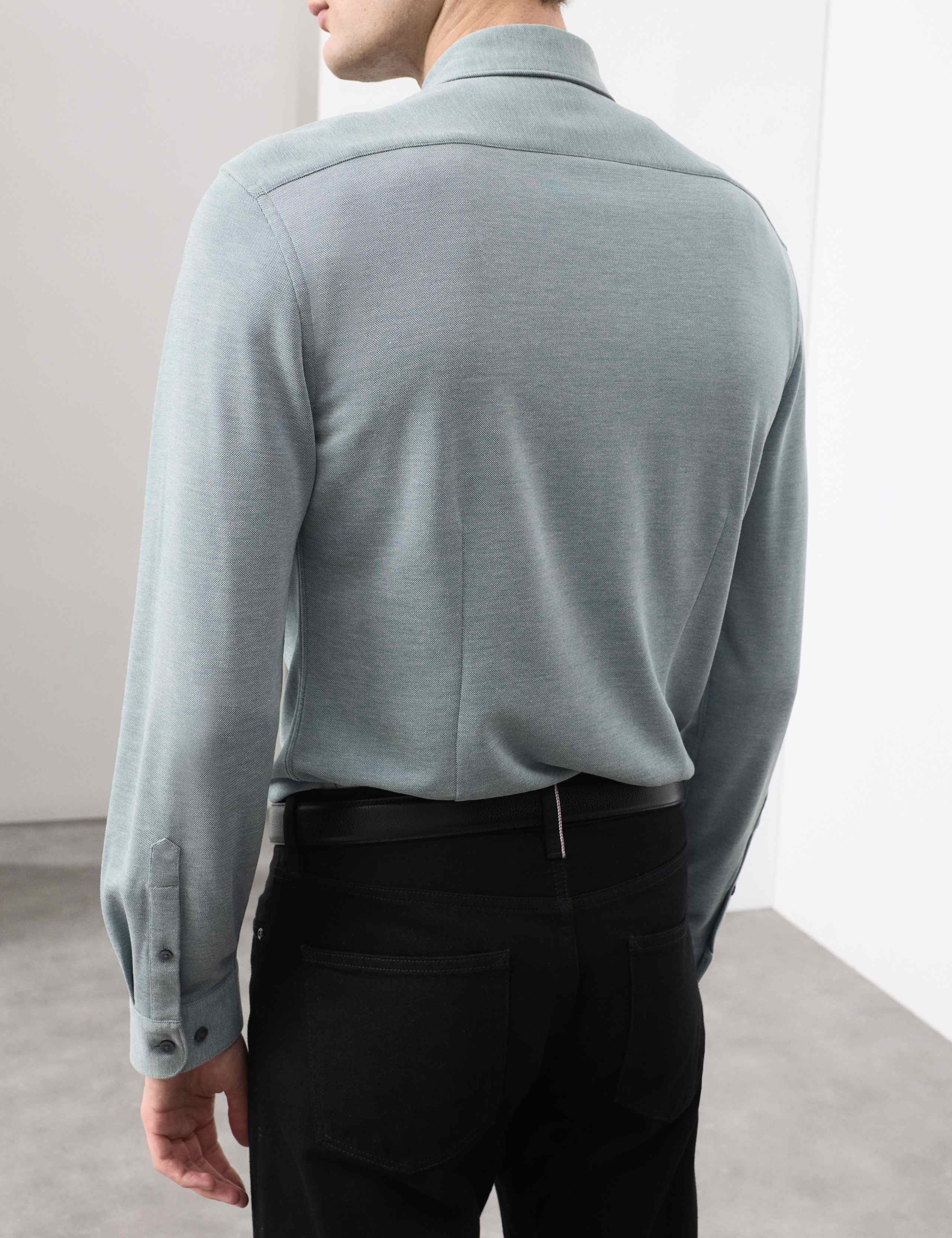 Regular Fit Easy Iron Modal Rich Shirt 6 of 6