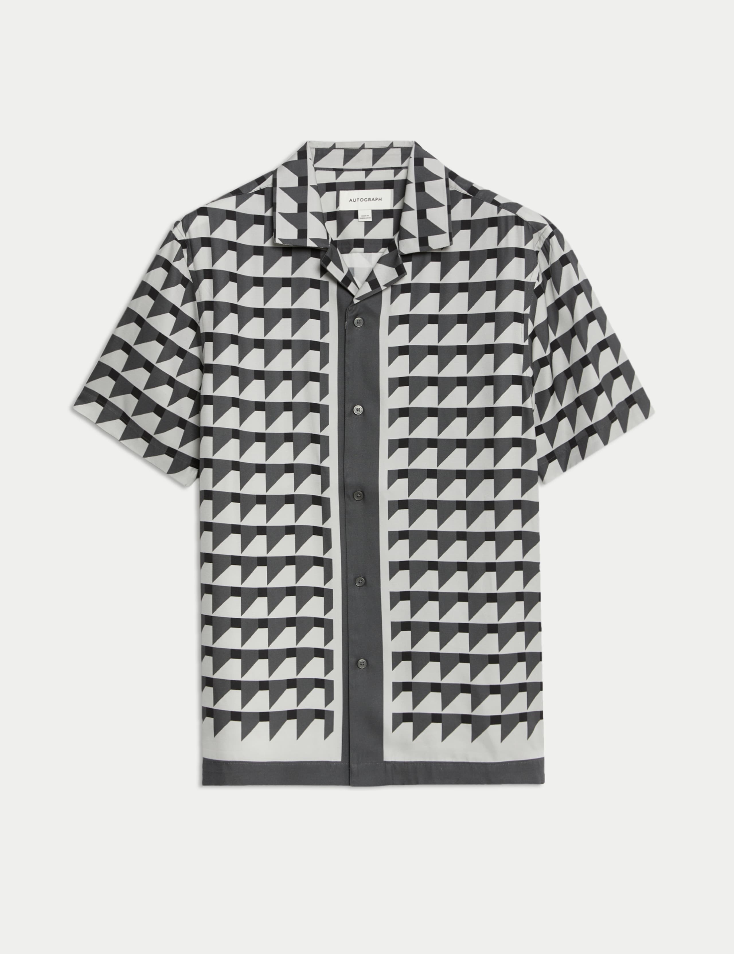 Regular Fit Geometric Print Shirt 2 of 7