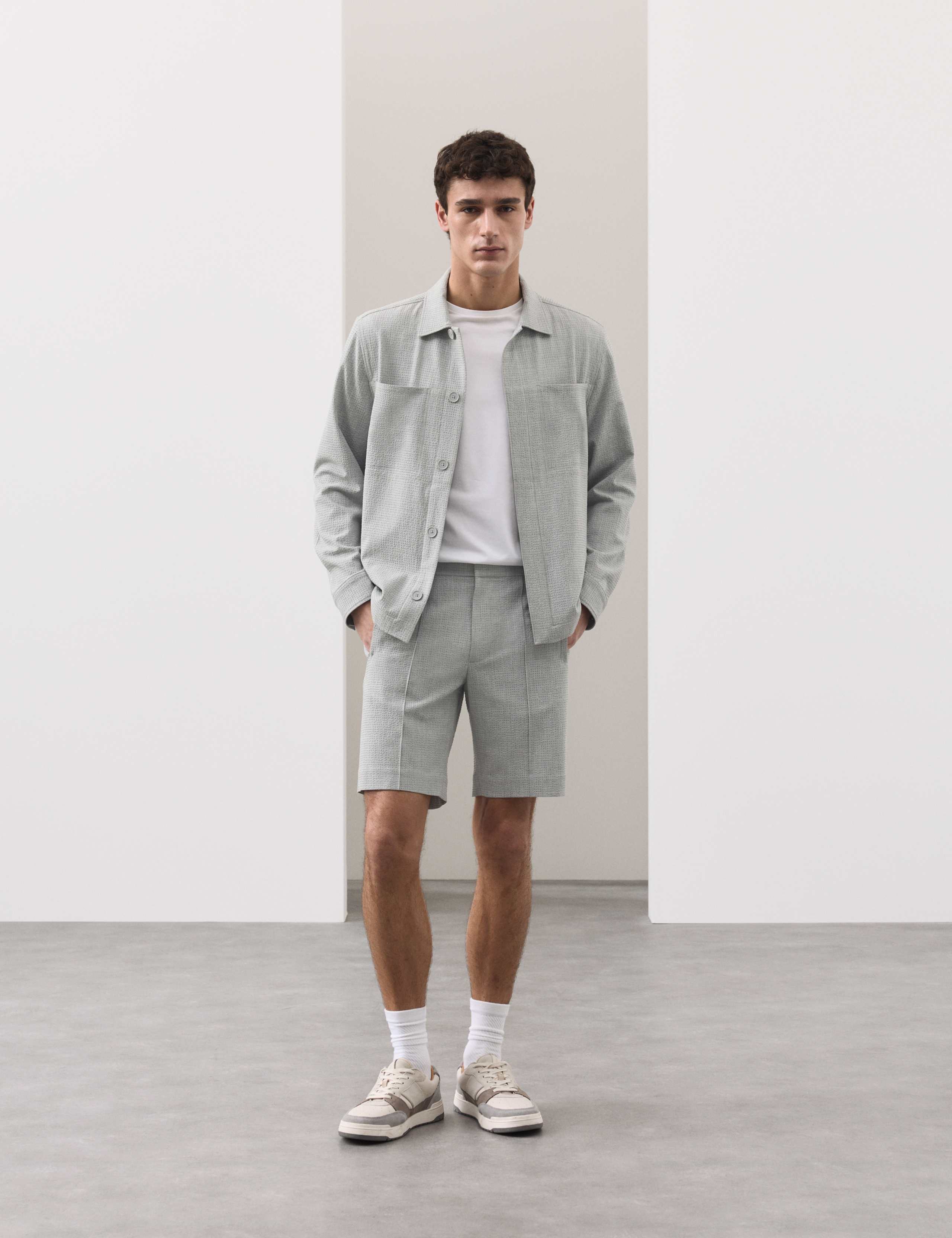 Seersucker Overshirt 3 of 7