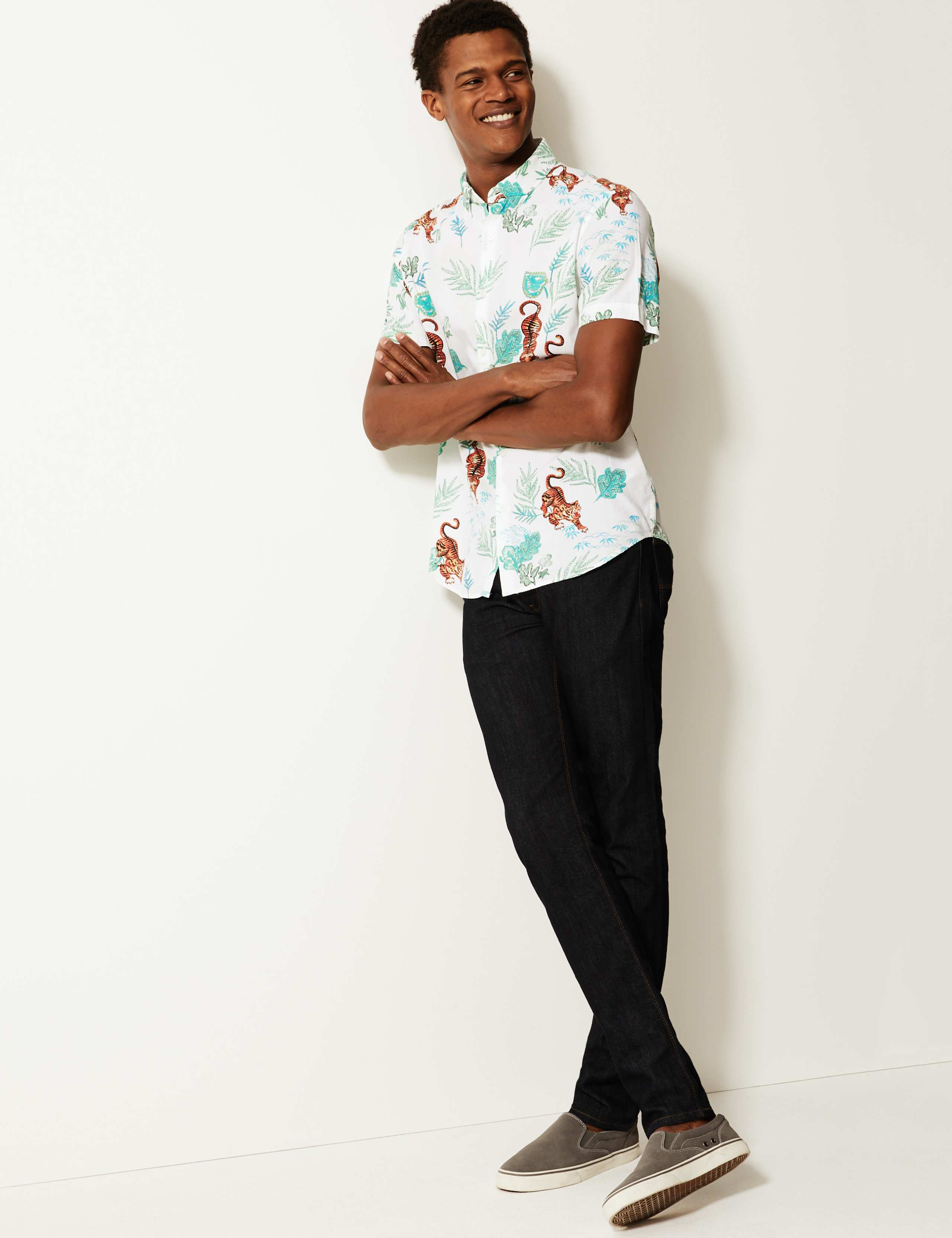 Cotton Rich Tiger Print Shirt 3 of 4