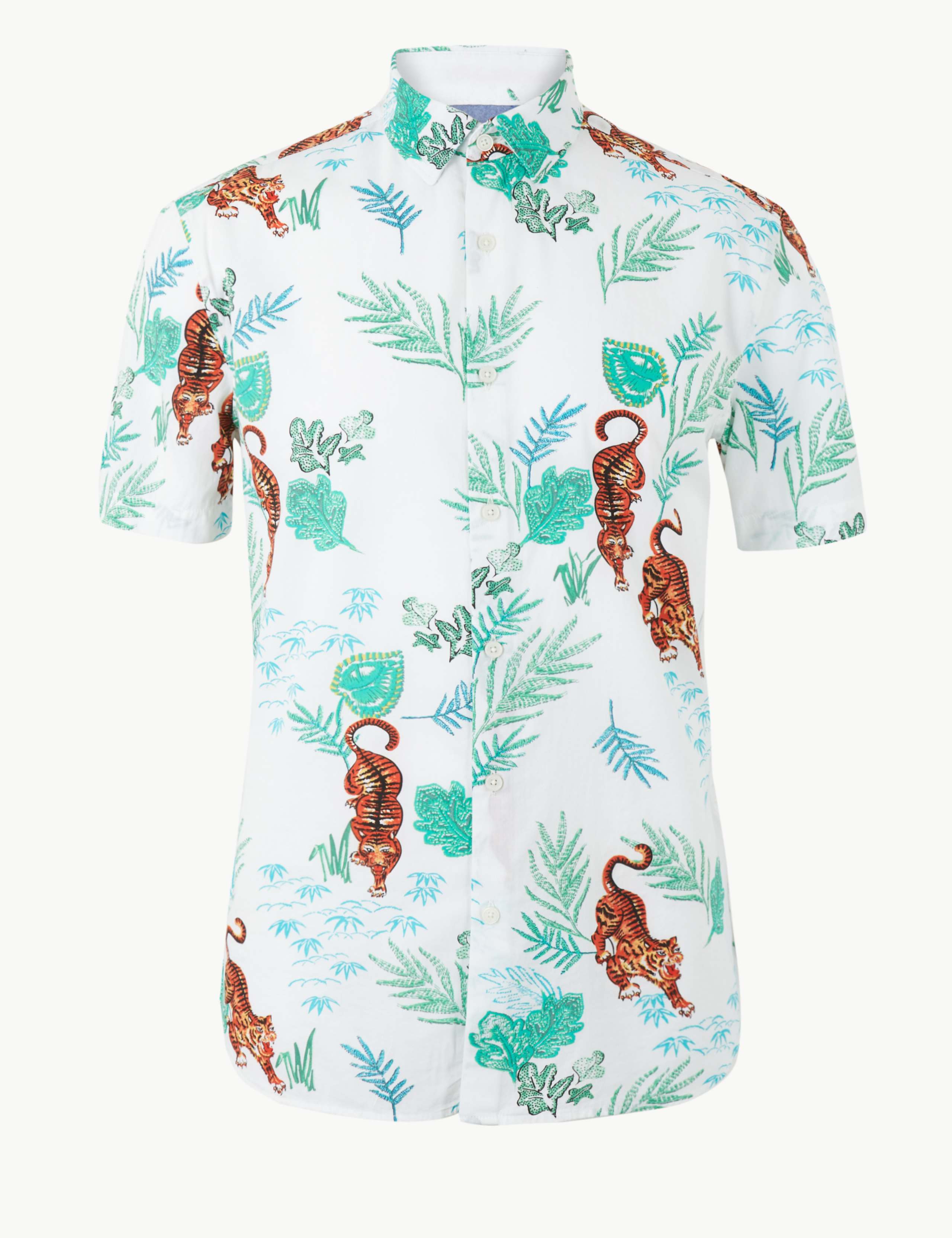 Cotton Rich Tiger Print Shirt 2 of 4