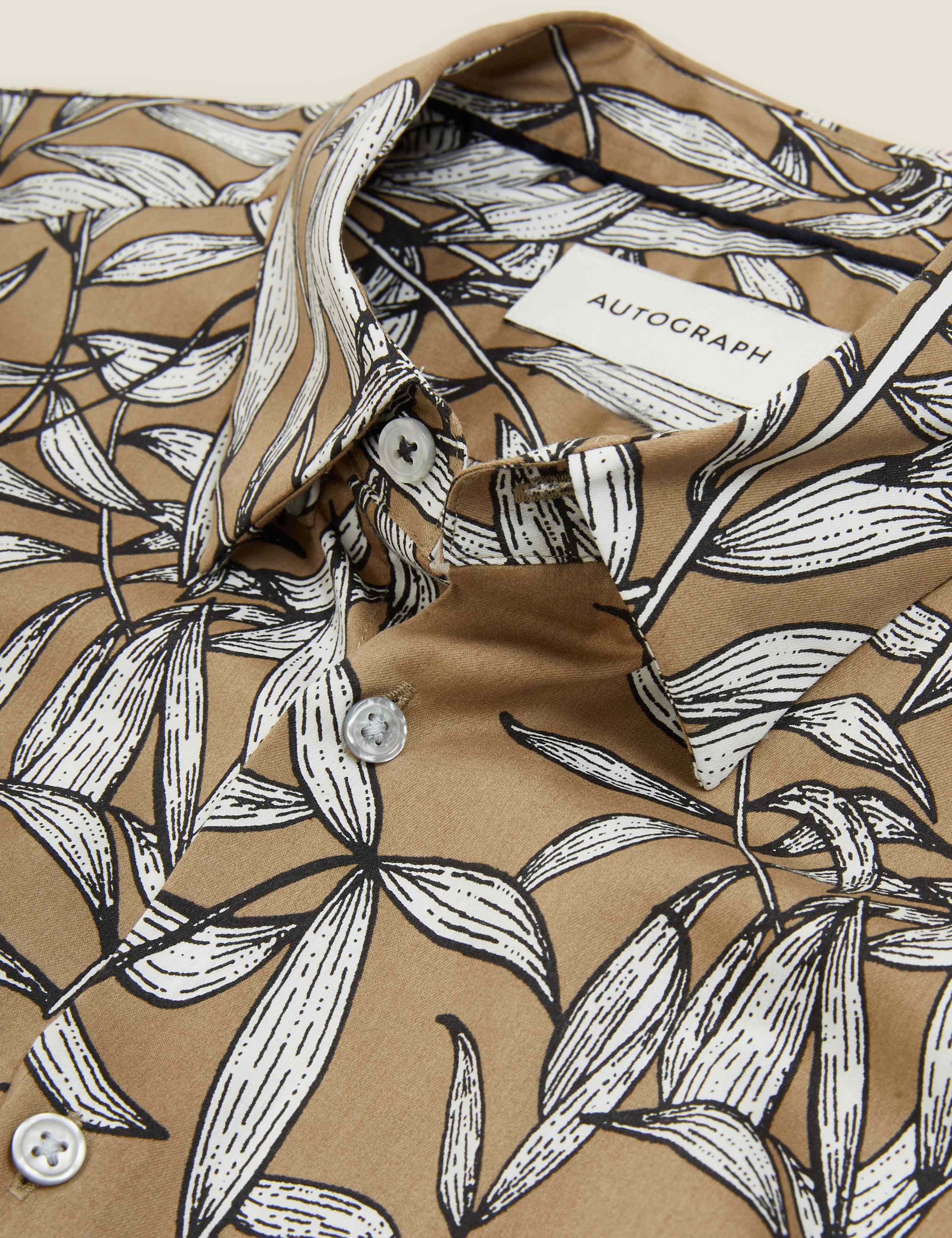 Cotton Print Revere Shirt 6 of 7