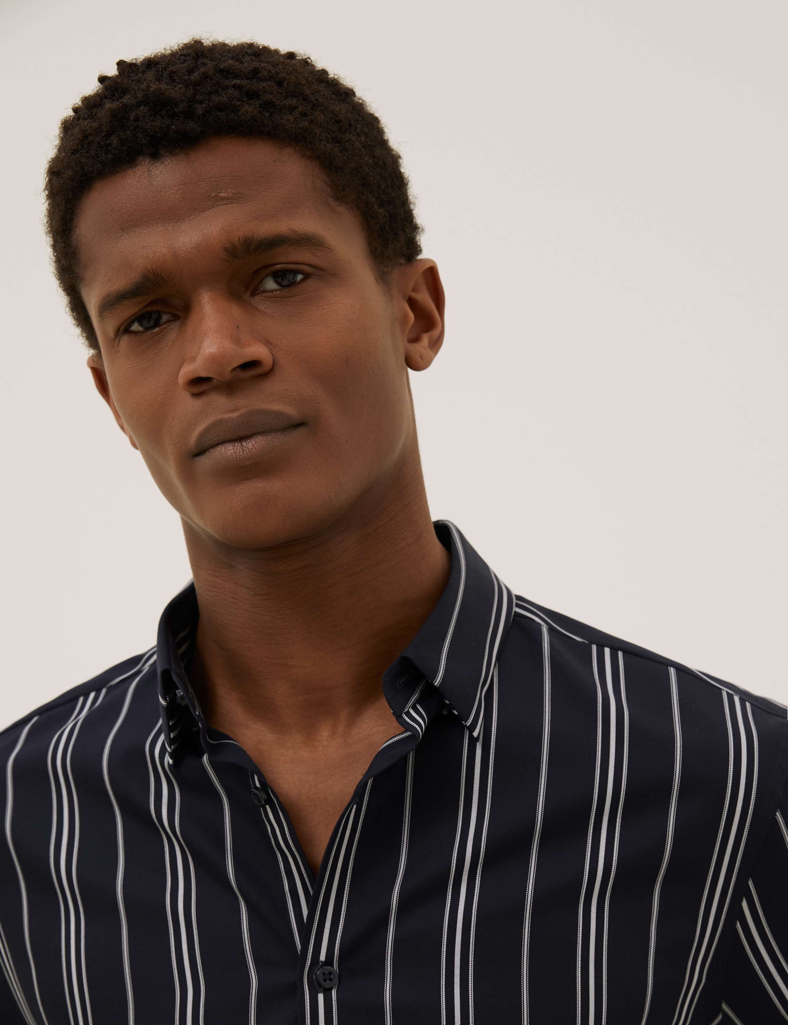 Pure Cotton Twill Striped Shirt 5 of 7