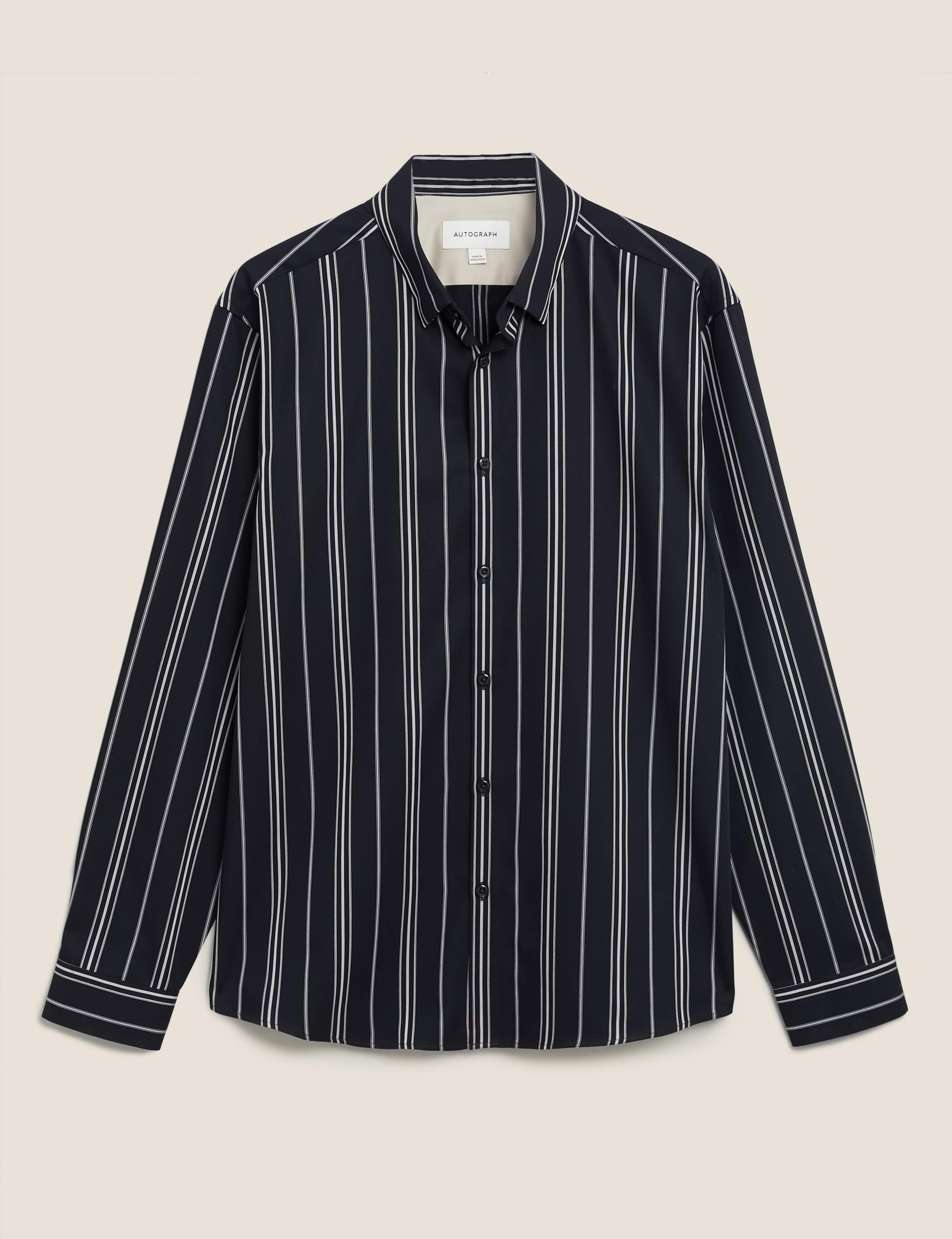 Pure Cotton Twill Striped Shirt 2 of 7