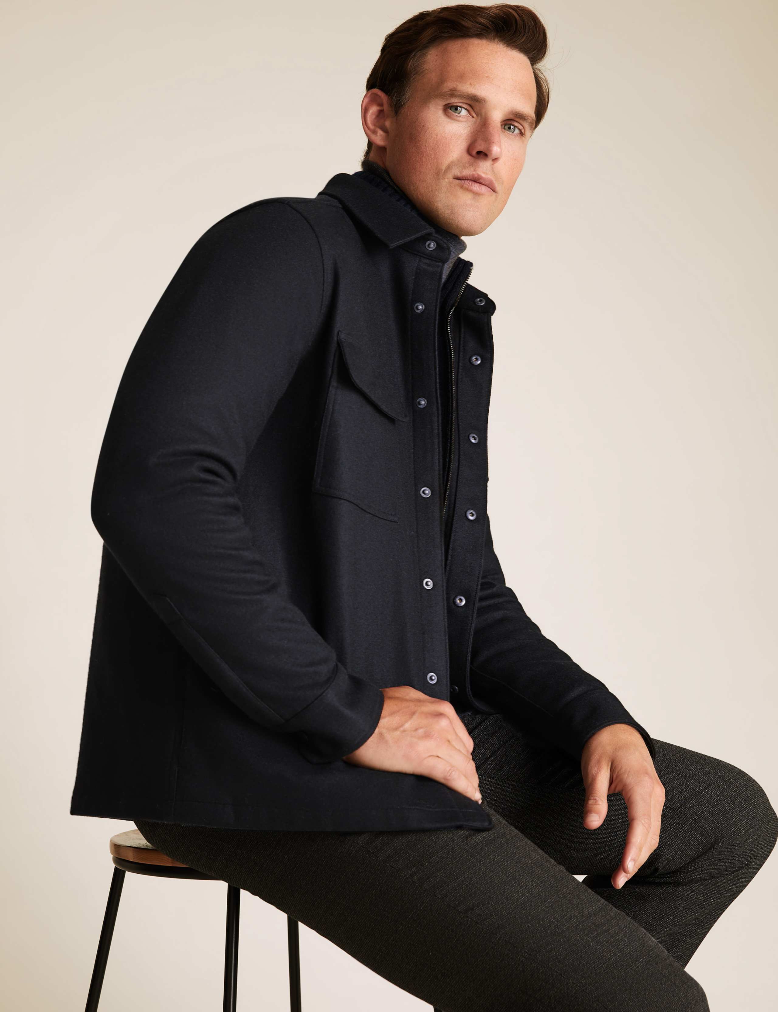 Wool Overshirt 1 of 5