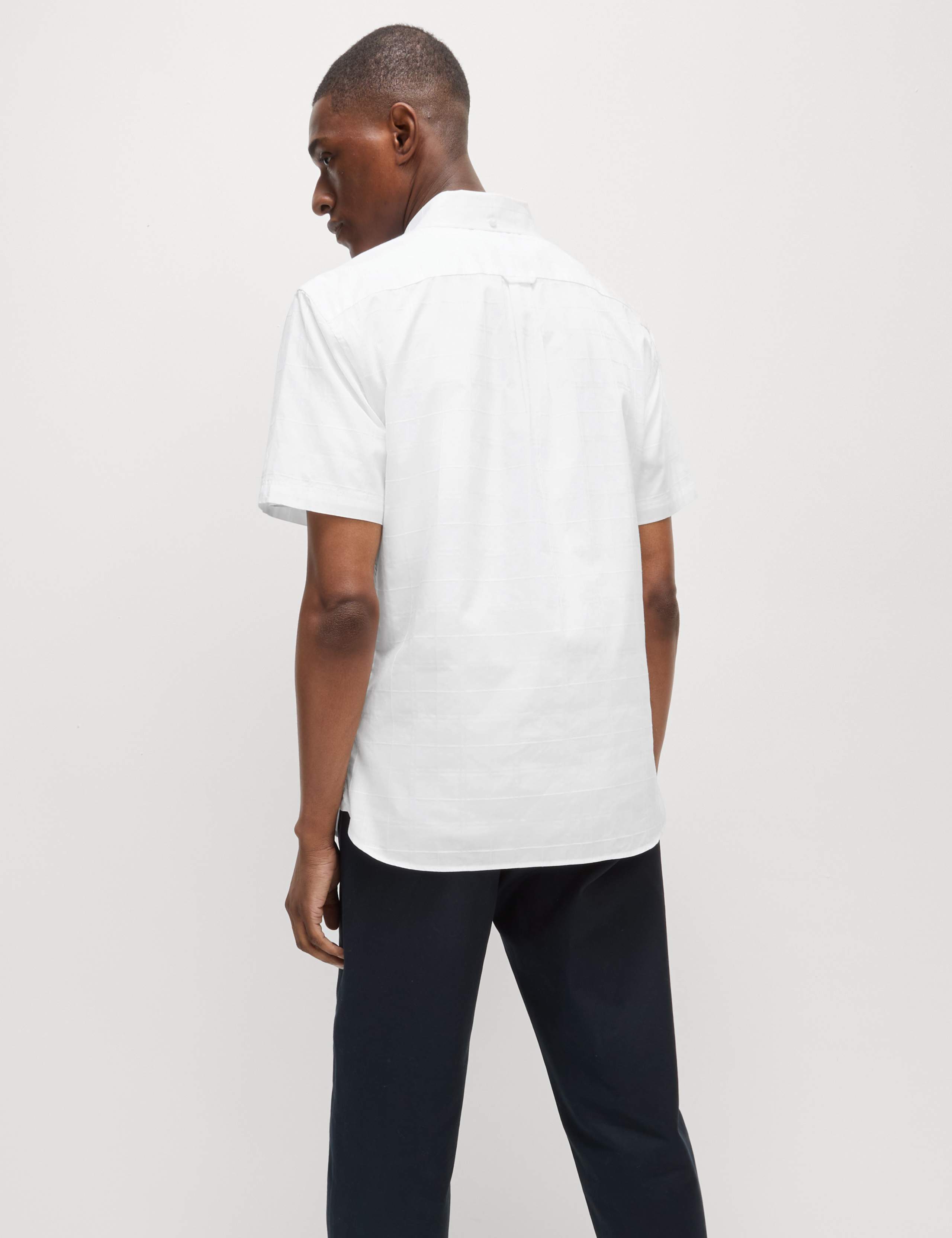 Easy Iron Pure Cotton Textured Shirt 4 of 6