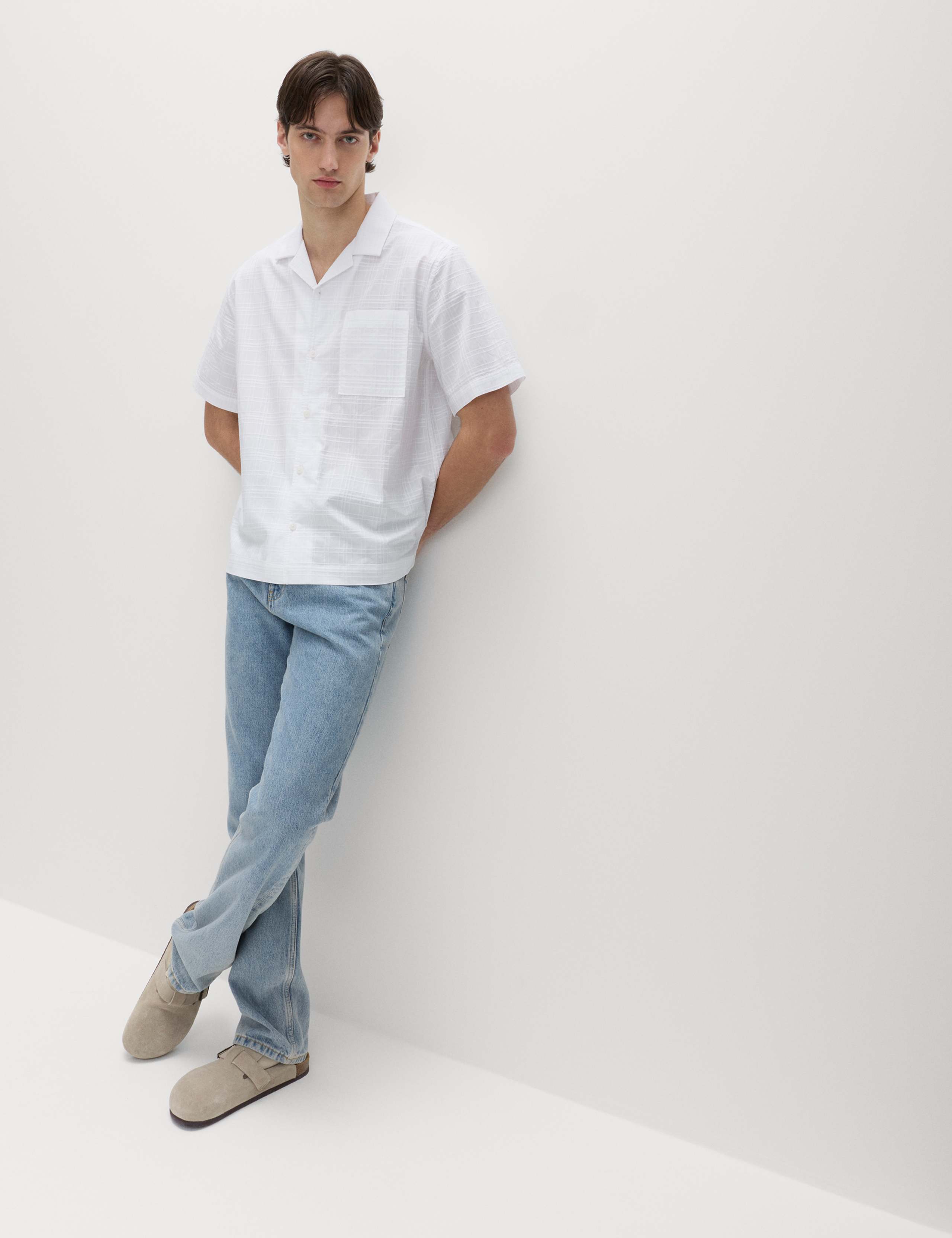 Regular Fit Pure Cotton Short Sleeve Shirt 4 of 5