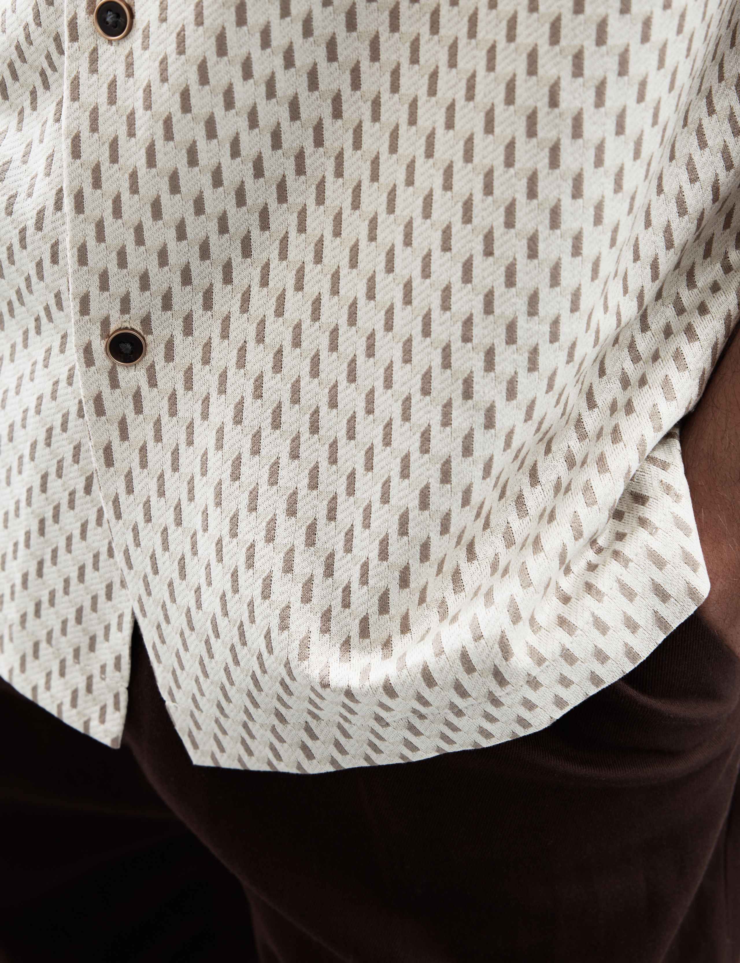 Regular Fit Pure Cotton Short Sleeve Shirt 6 of 6