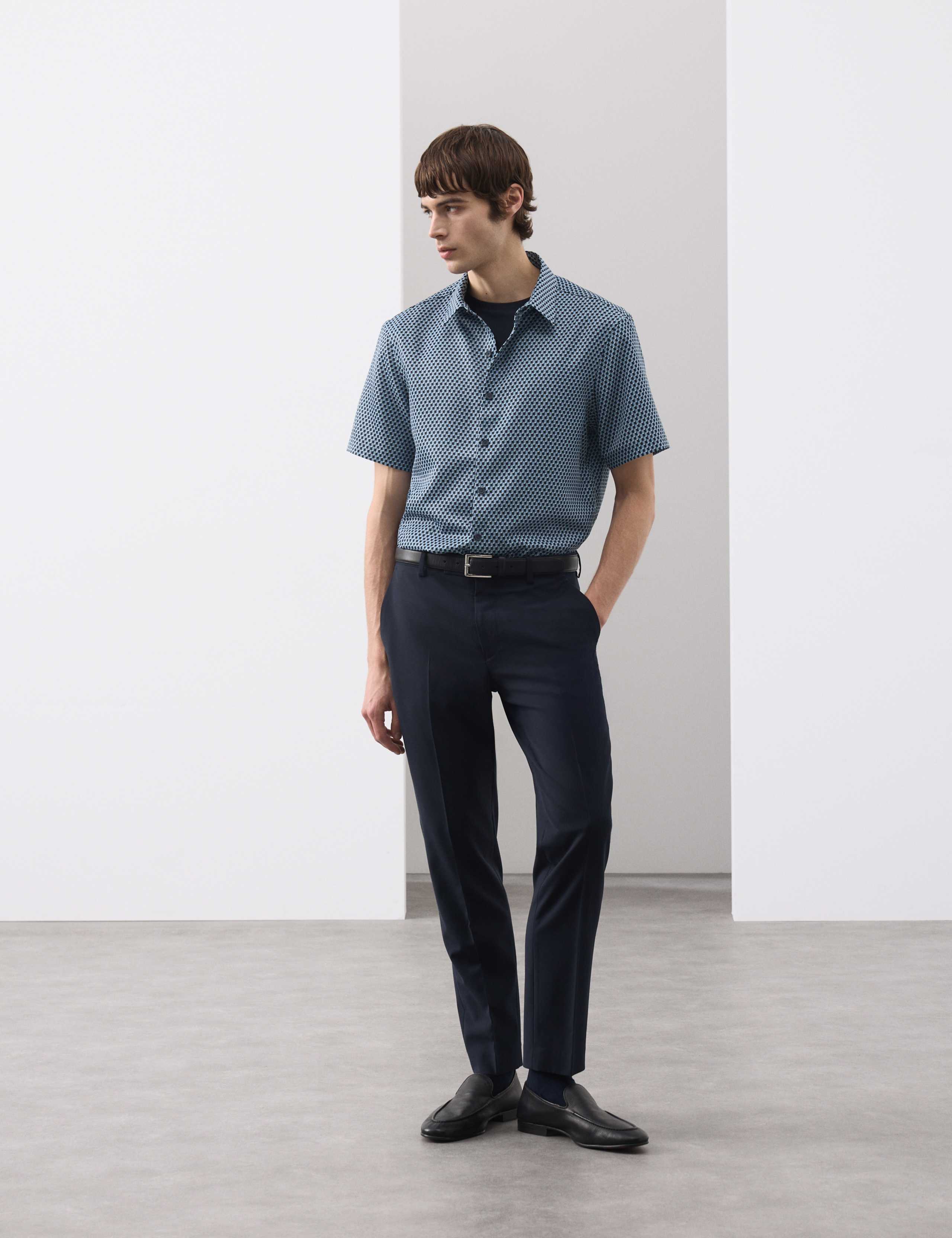 Geometric Print Short Sleeve Shirt 3 of 6