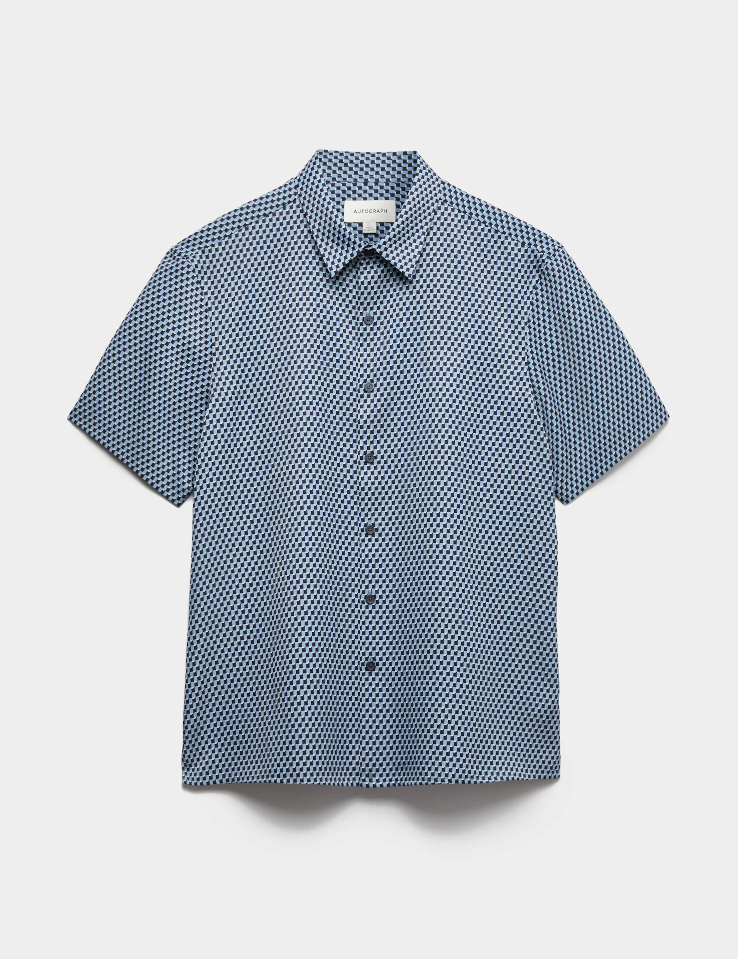 Geometric Print Short Sleeve Shirt 2 of 6