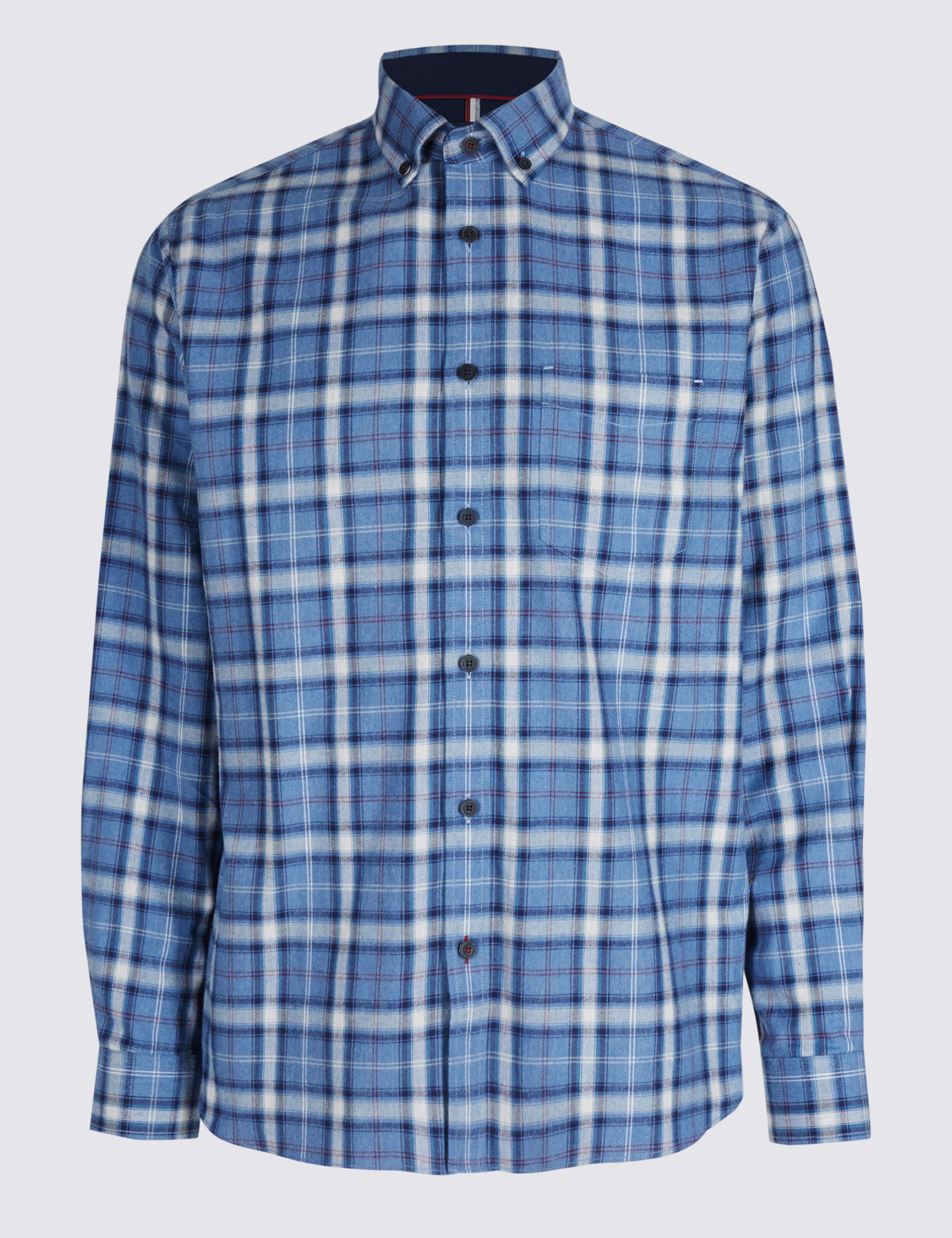 Luxury Brushed Checked Shirt 2 of 5