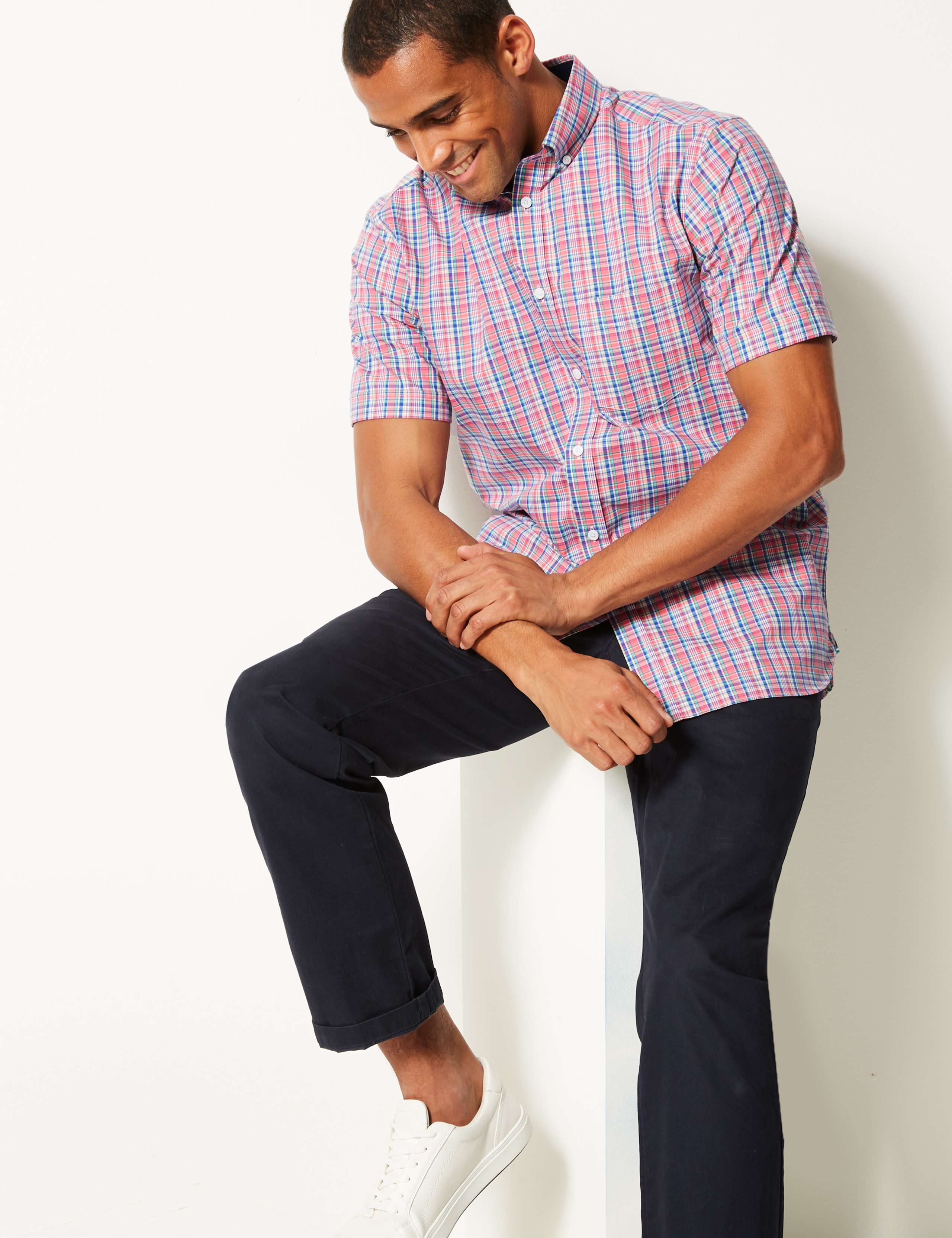 Pure Cotton Checked Shirt 3 of 6