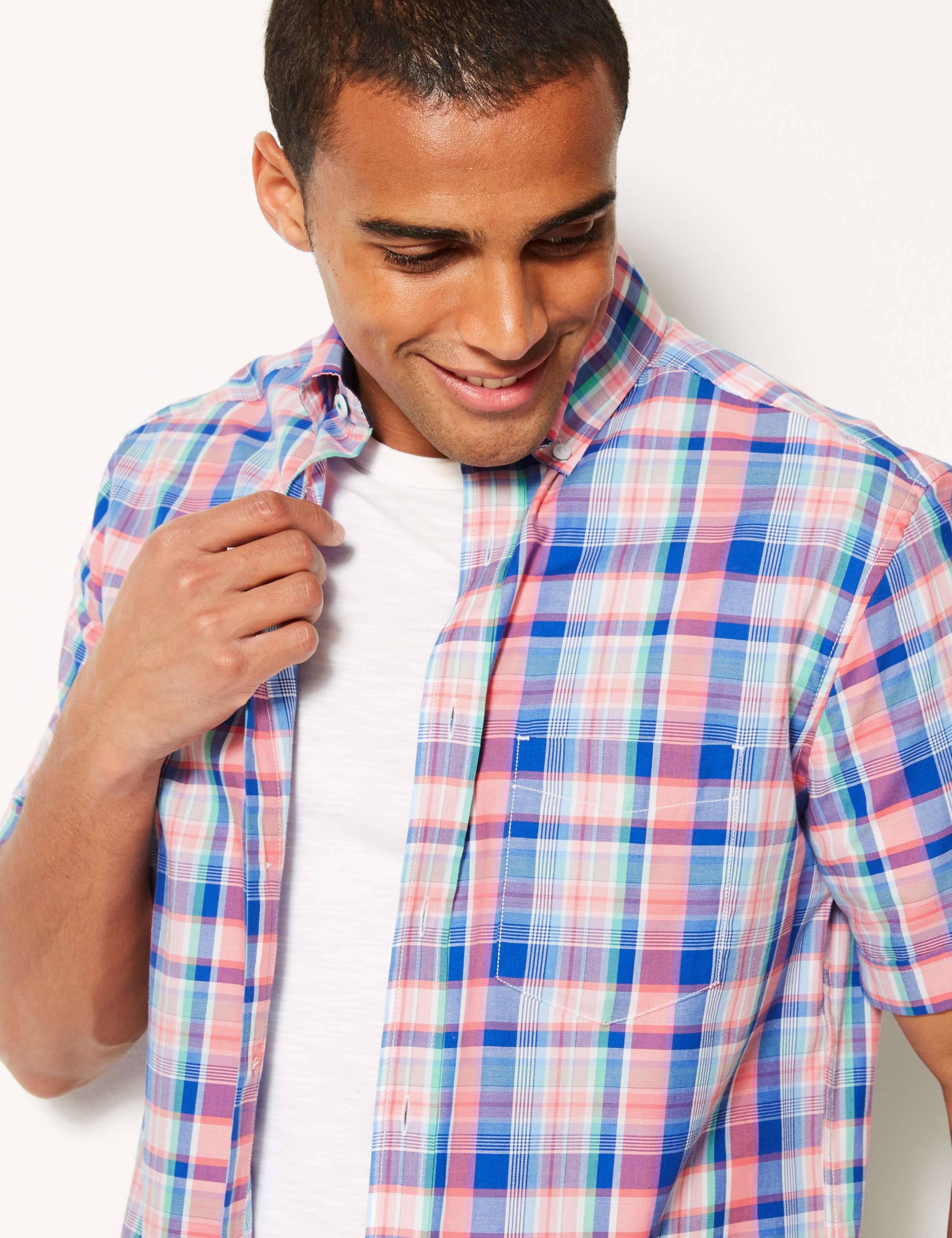 Pure Cotton Checked Shirt 3 of 4