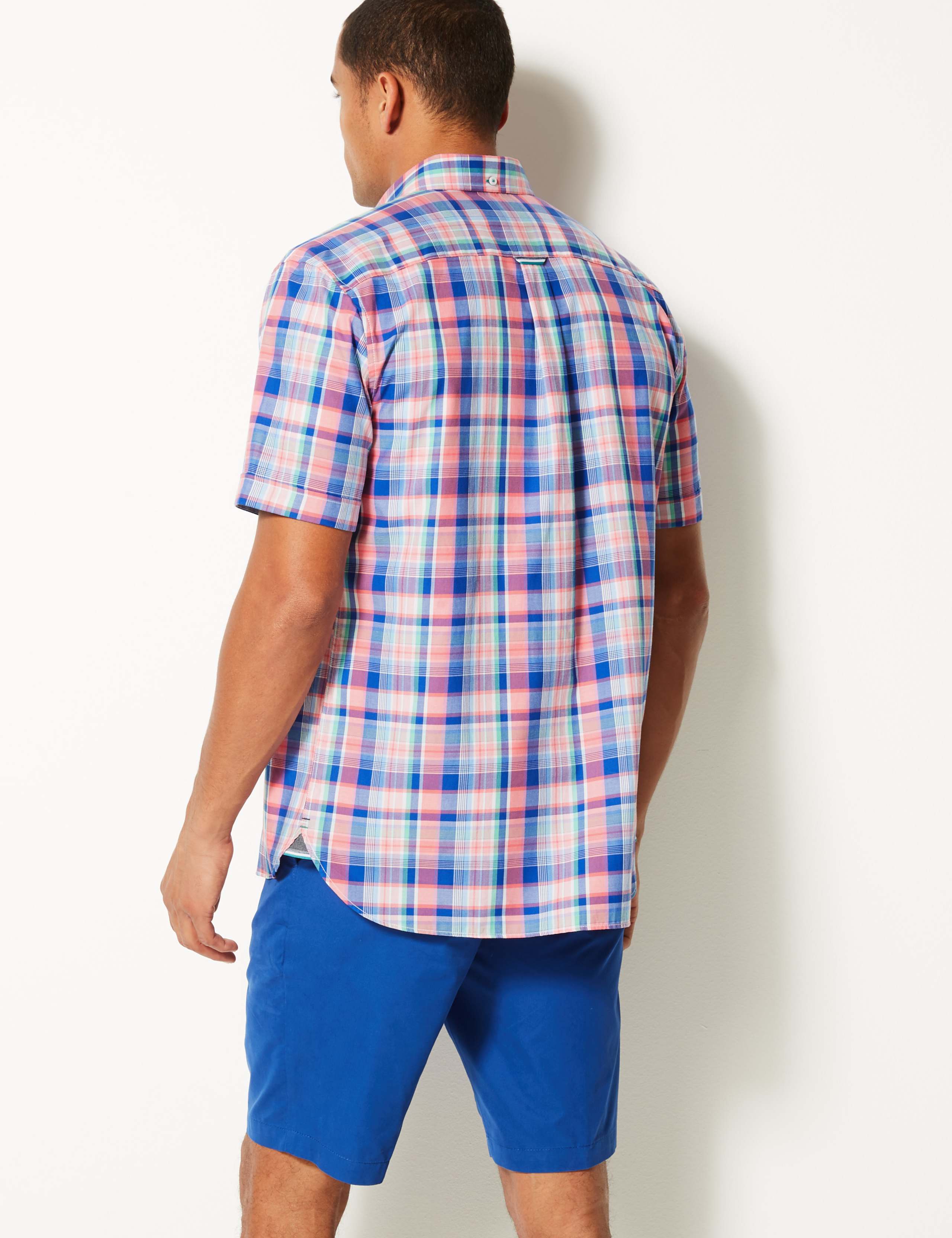 Pure Cotton Checked Shirt 4 of 4