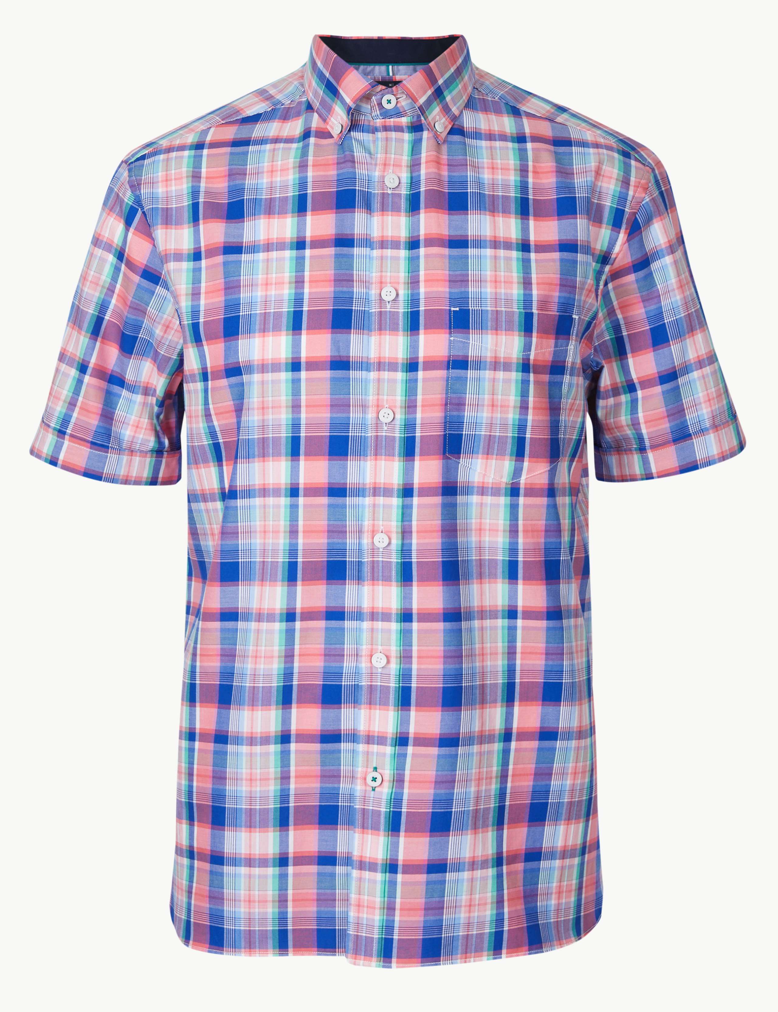 Pure Cotton Checked Shirt 2 of 4