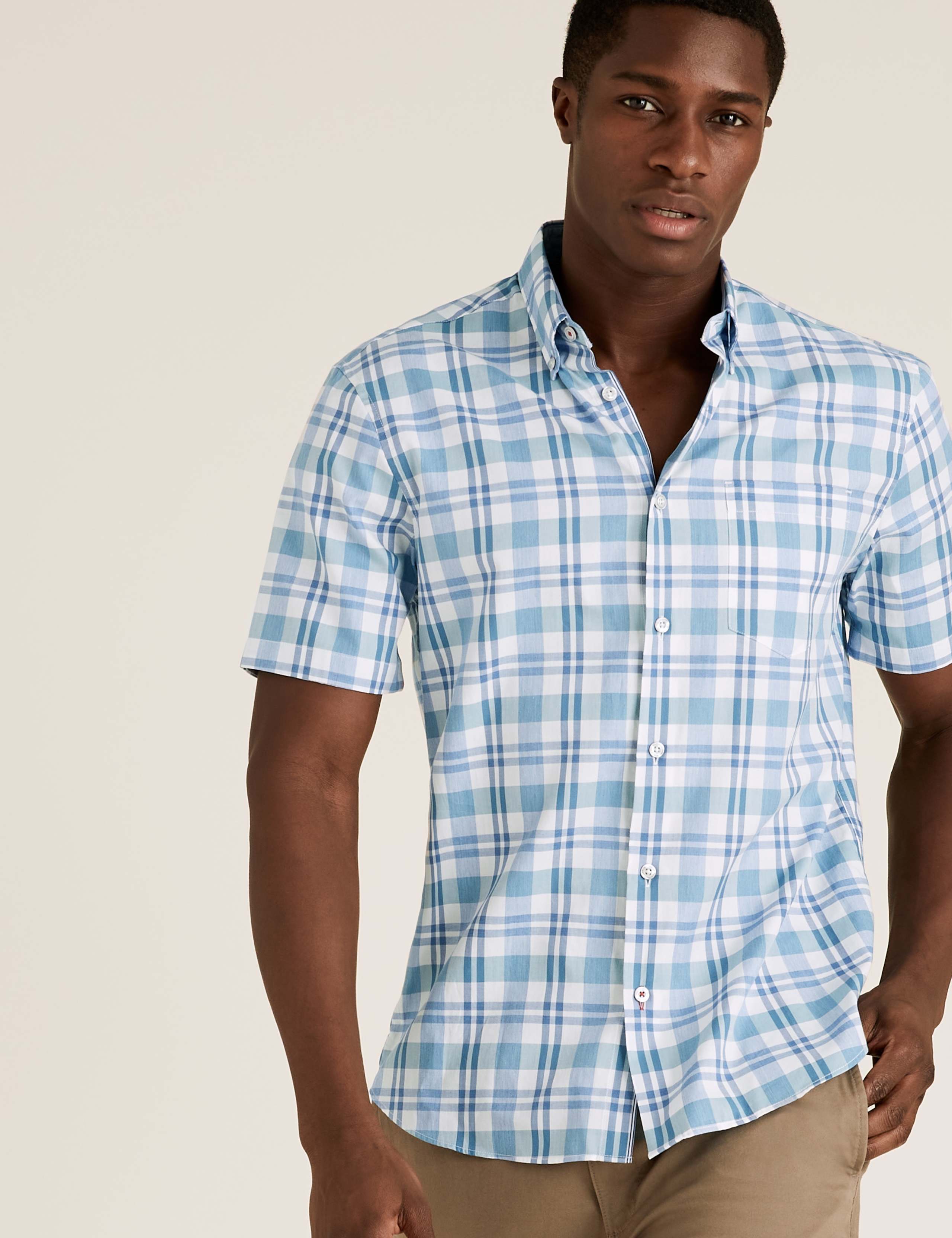 Pure Cotton Check Shirt 5 of 5