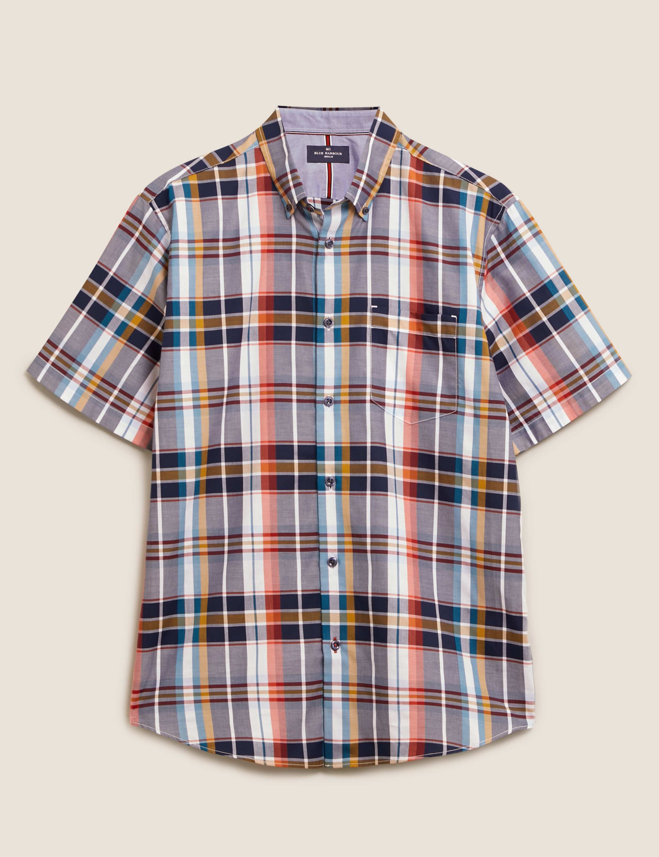 Pure Cotton Check Shirt 1 of 2