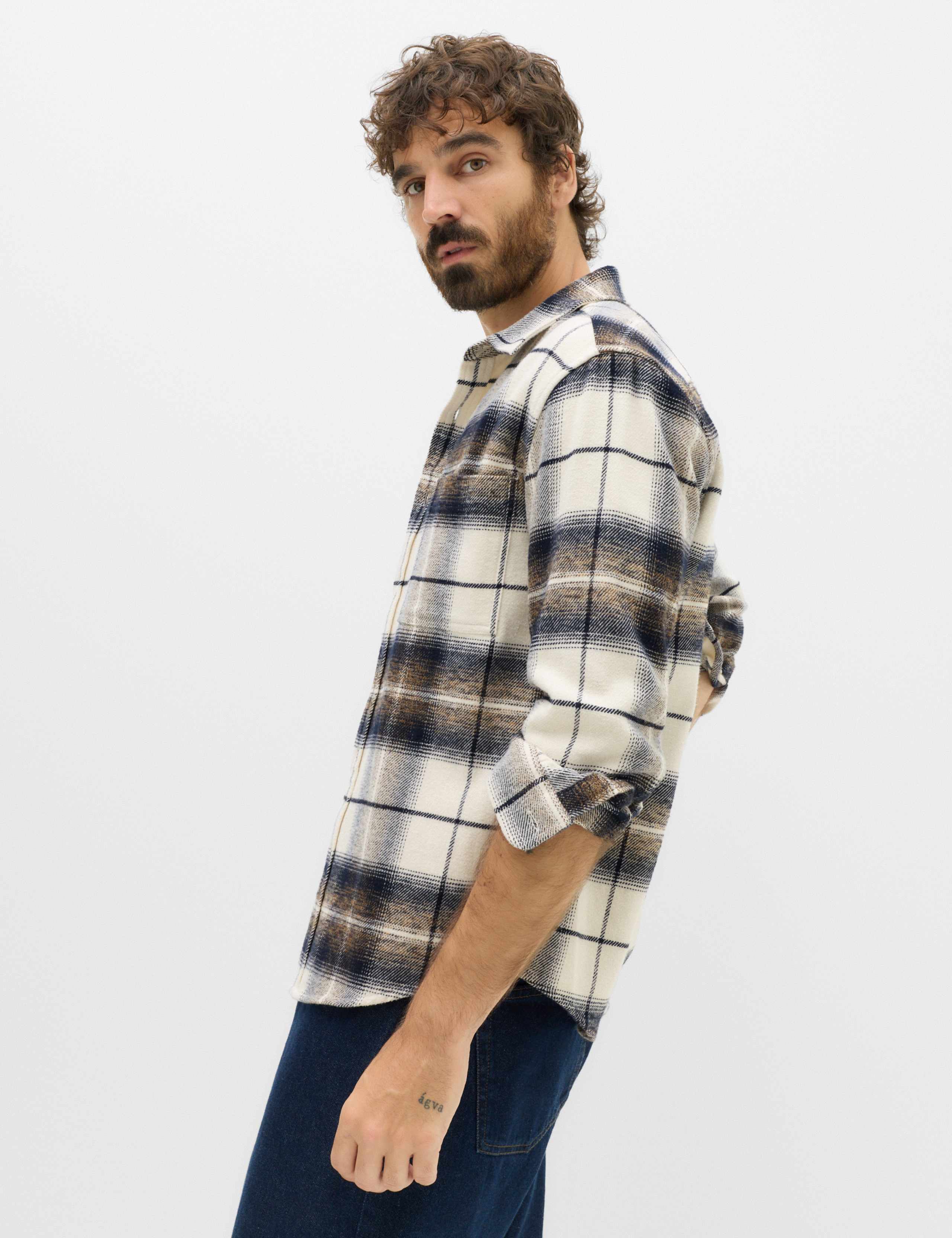Pure Cotton Grindle Flannel Shirt 7 of 7