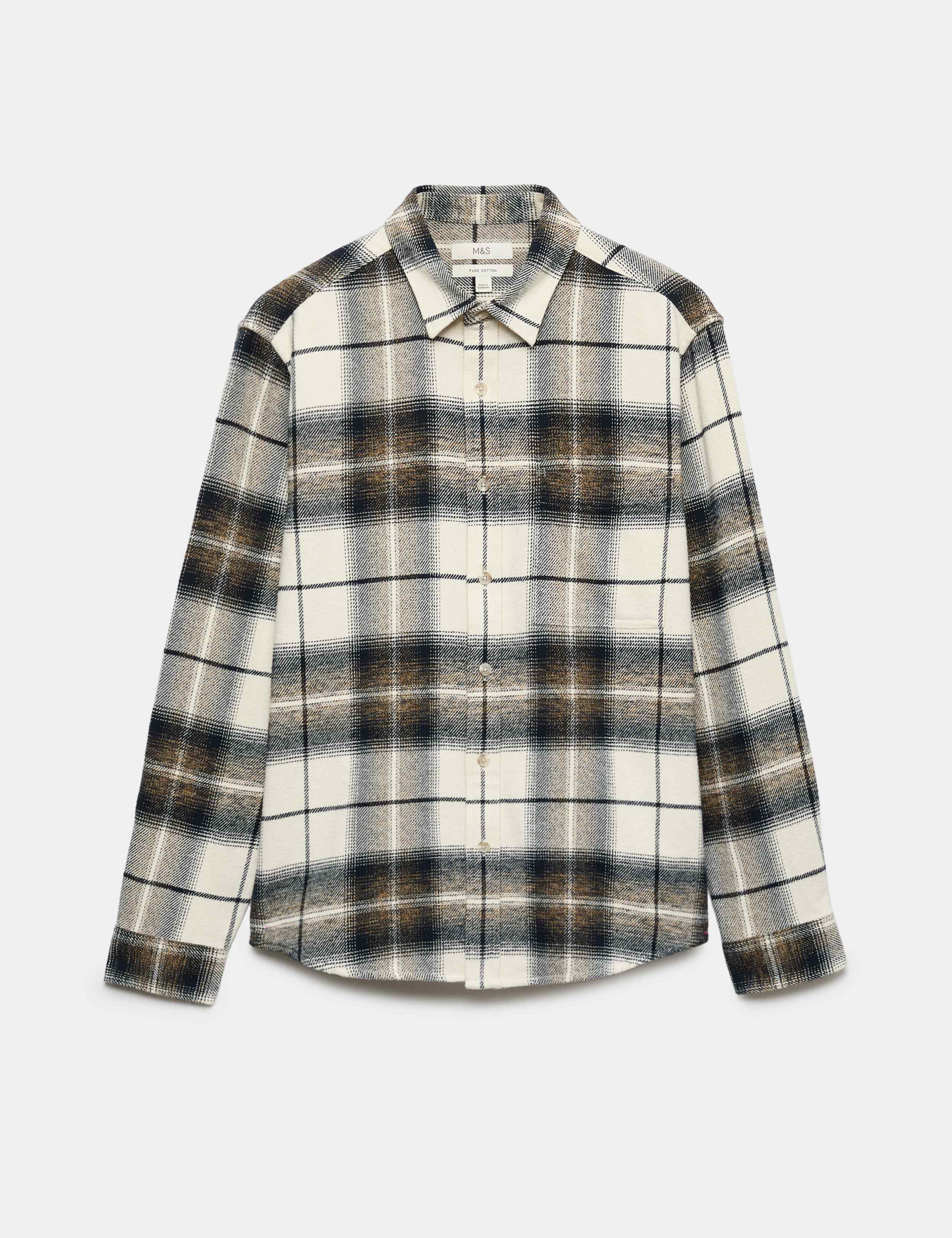 Pure Cotton Grindle Flannel Shirt 2 of 7