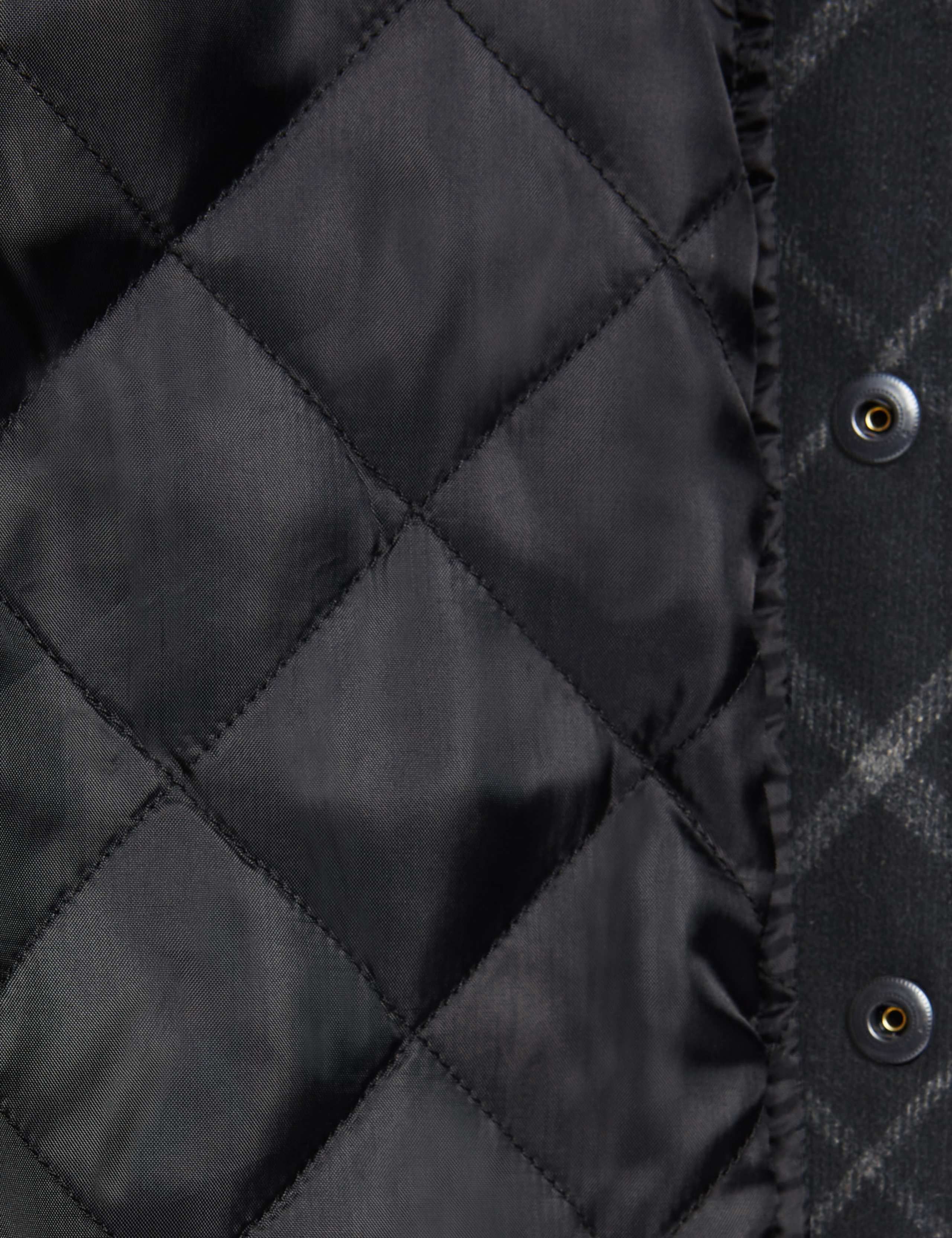 Checked Quilted Shirt with Wool 5 of 5