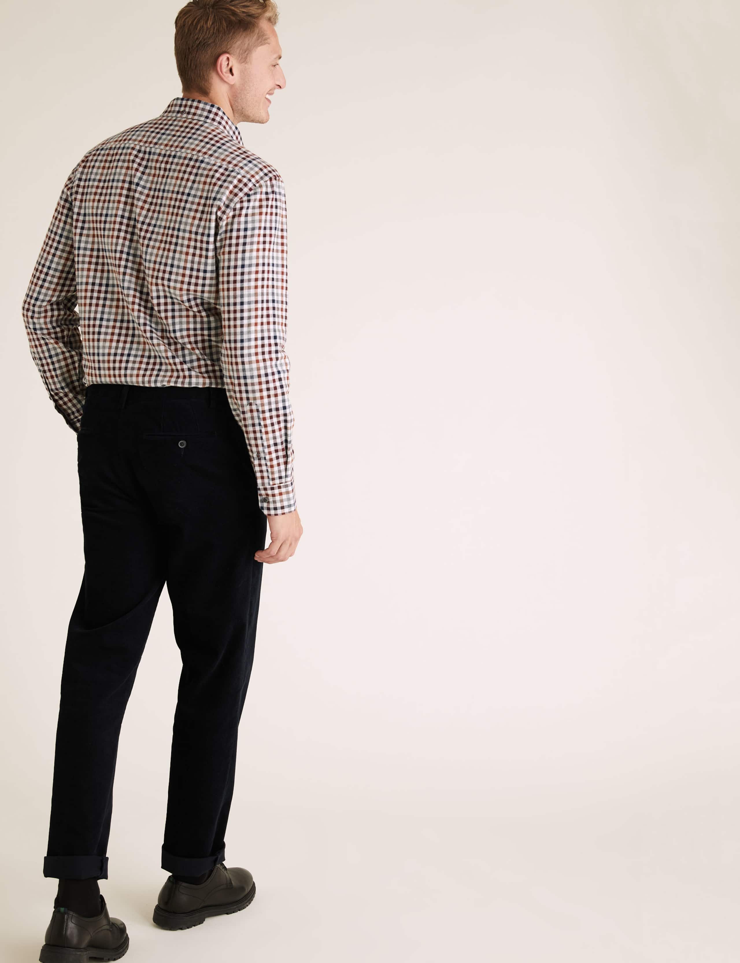Brushed Cotton Gingham Check Shirt 5 of 5