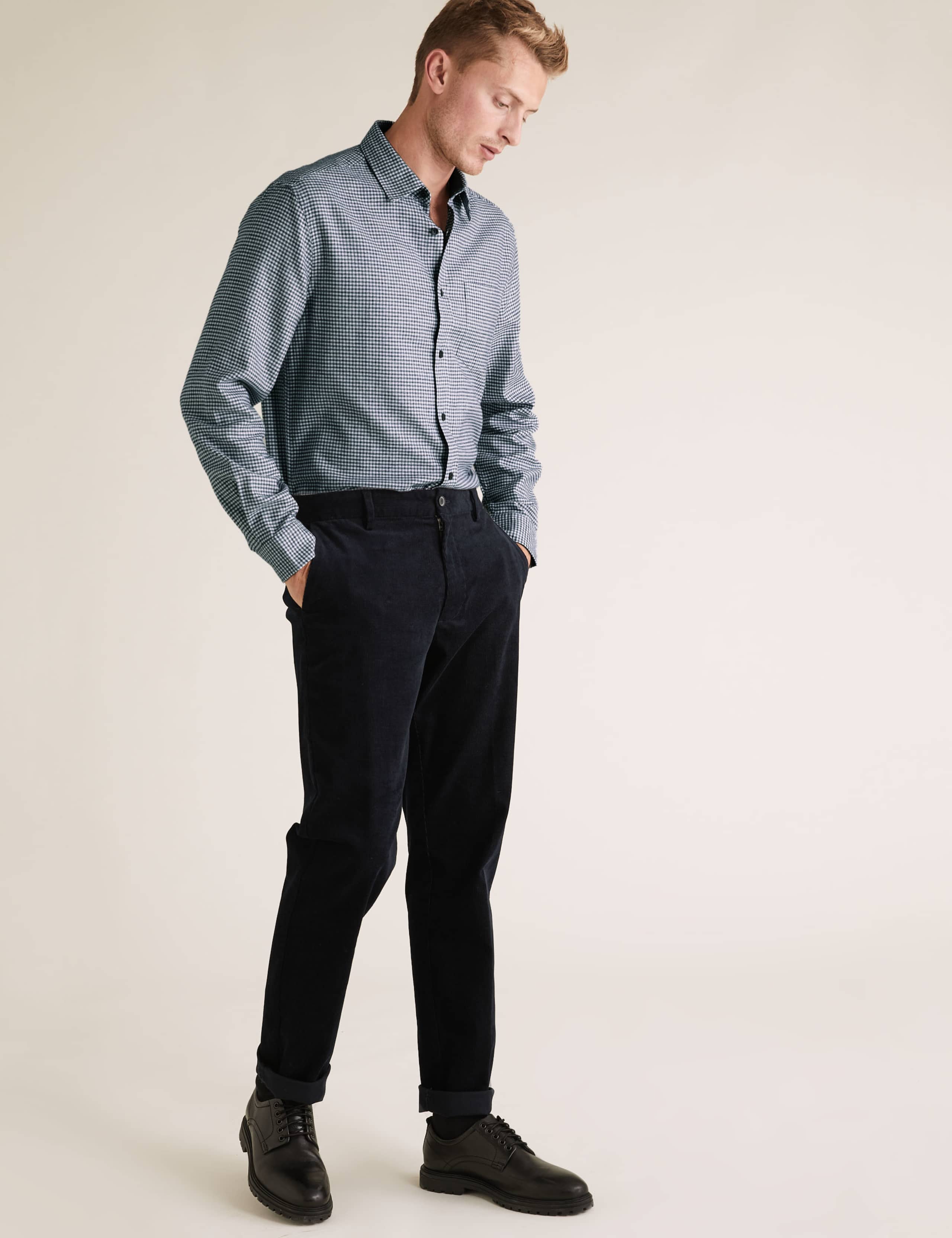 Brushed Cotton Gingham Checked Shirt 4 of 5