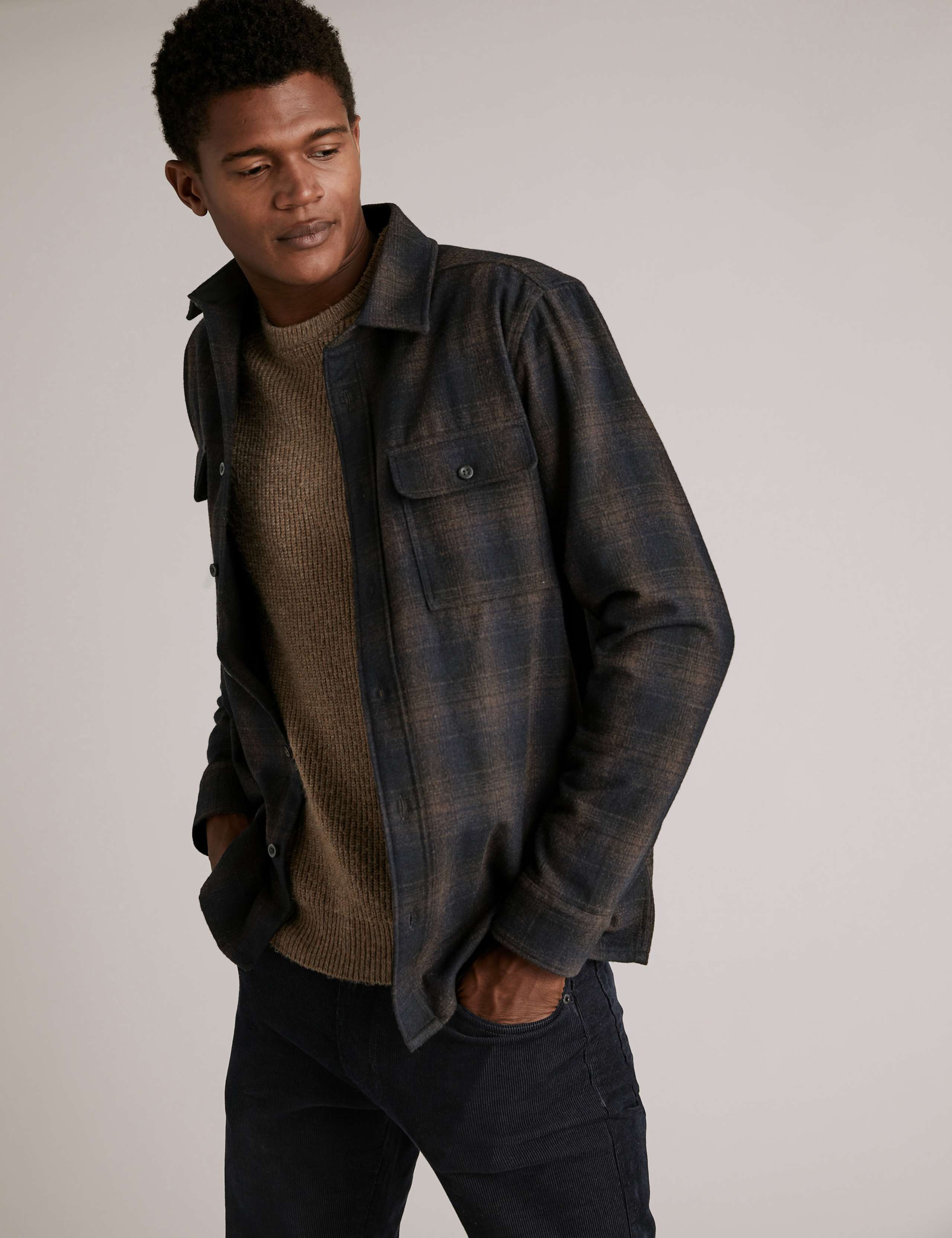 Wool Check Overshirt 1 of 4