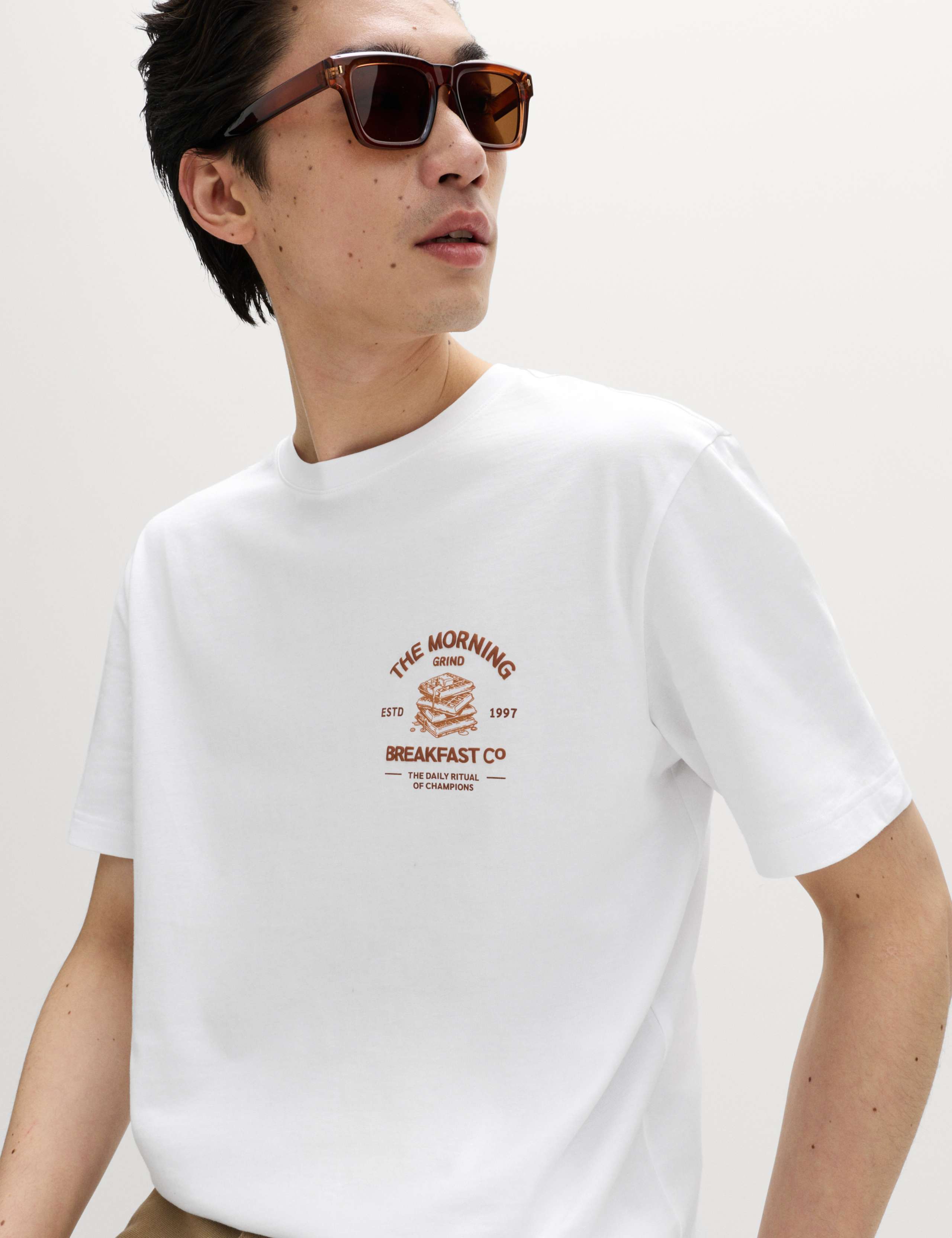 Pure Cotton Morning Grind Graphic T-Shirt 4 of 5