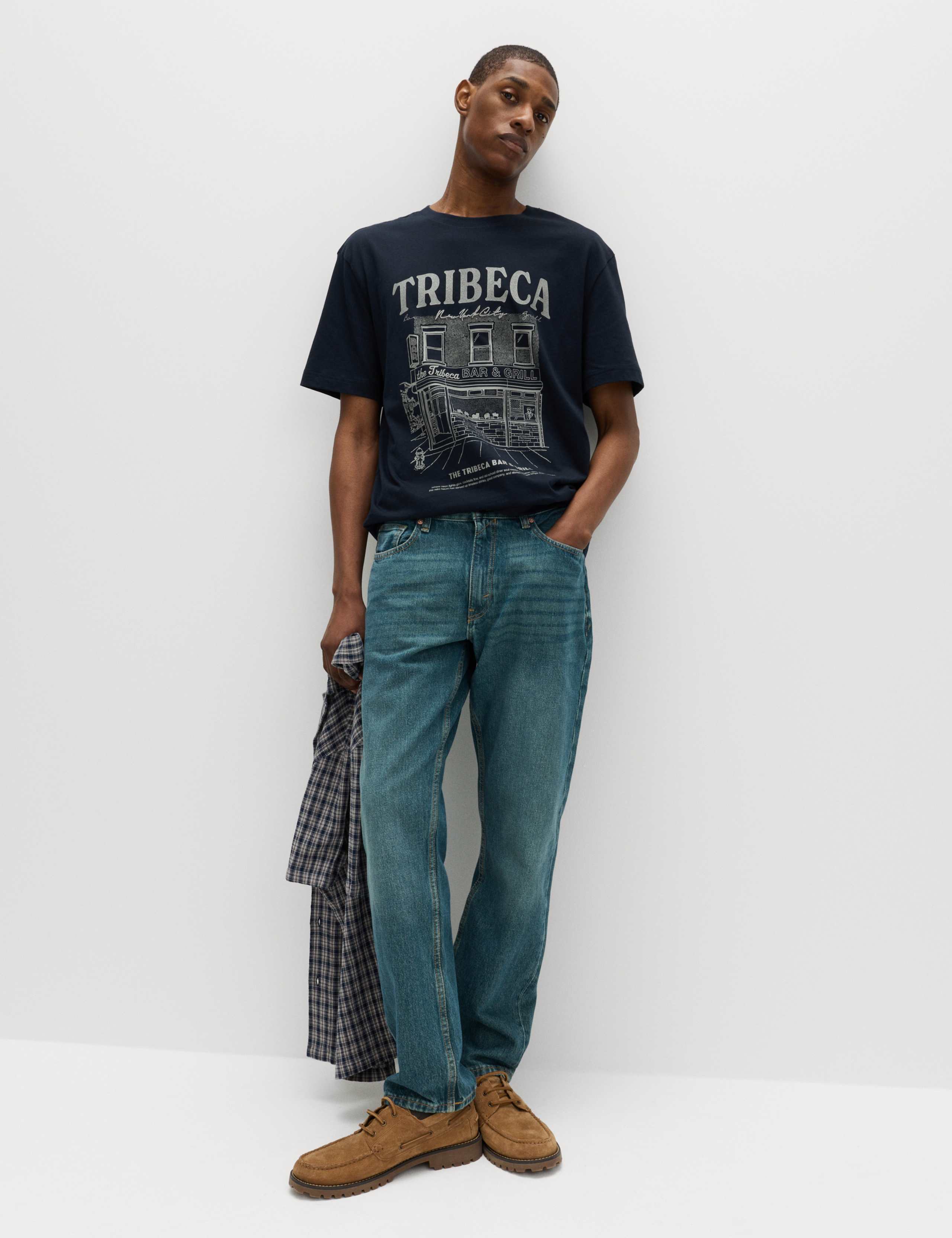 Pure Cotton Tribeca Graphic T-Shirt 3 of 5