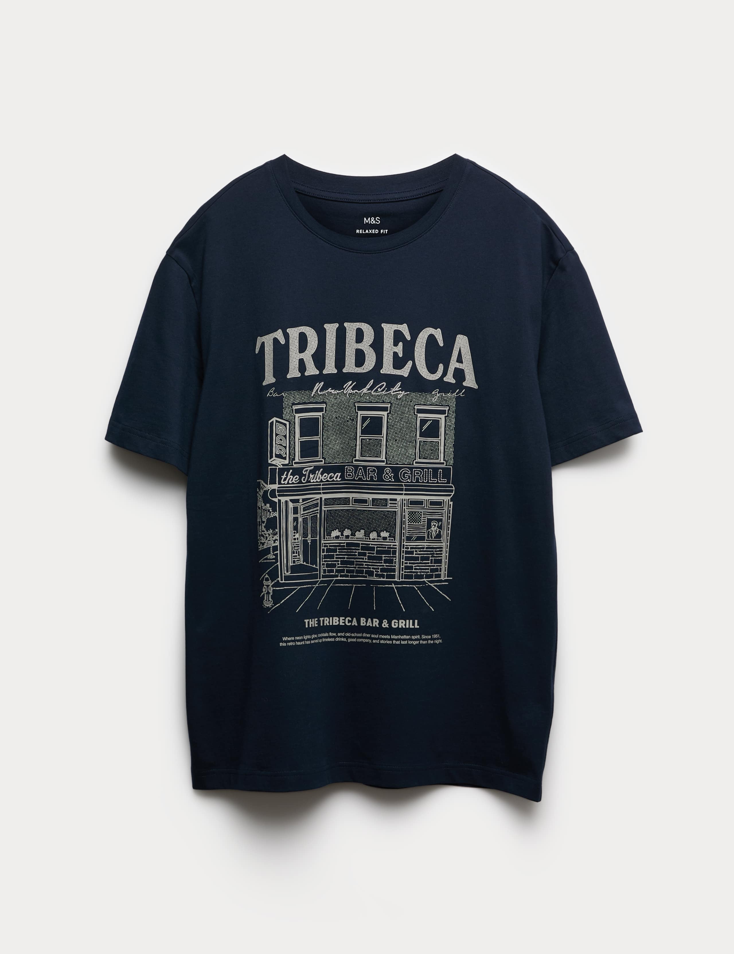 Pure Cotton Tribeca Graphic T-Shirt 2 of 5